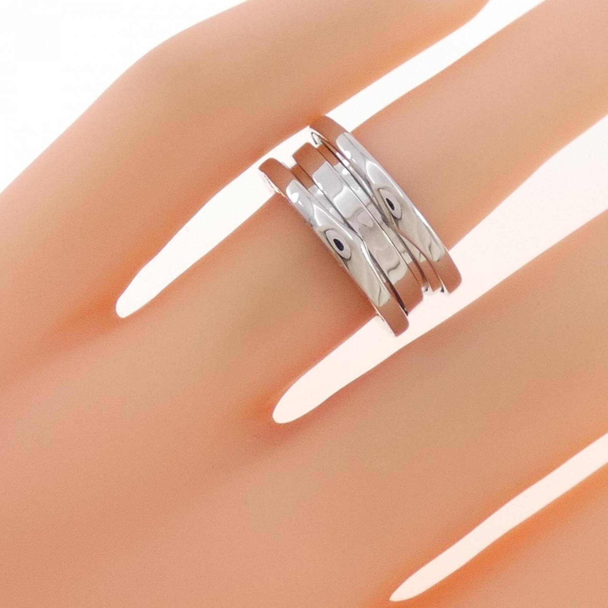 Bvlgari Silver White Gold (18K) Band Ring (Pre-Owned)