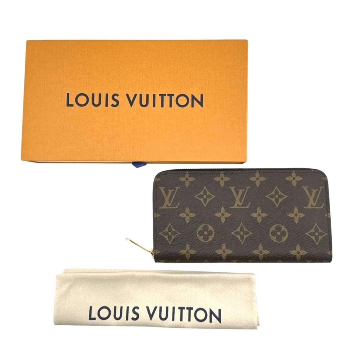 Louis Vuitton Monogram Brown Monogram Long Wallet (Bi-Fold) (Pre-Owned)