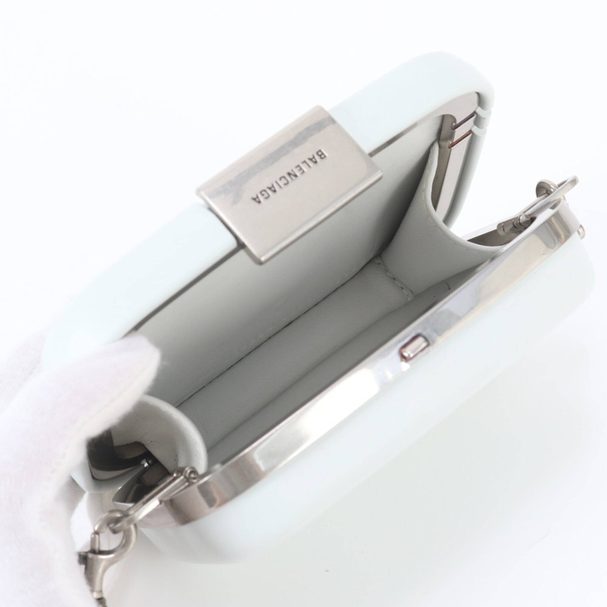 Balenciaga White Leather Shoulder Bag (Pre-Owned)