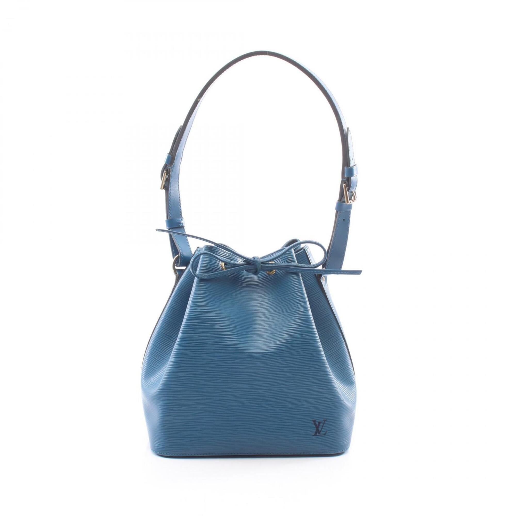 Louis Vuitton Blue Epi Leather Handbag Shoulder Bag (Pre-Owned)