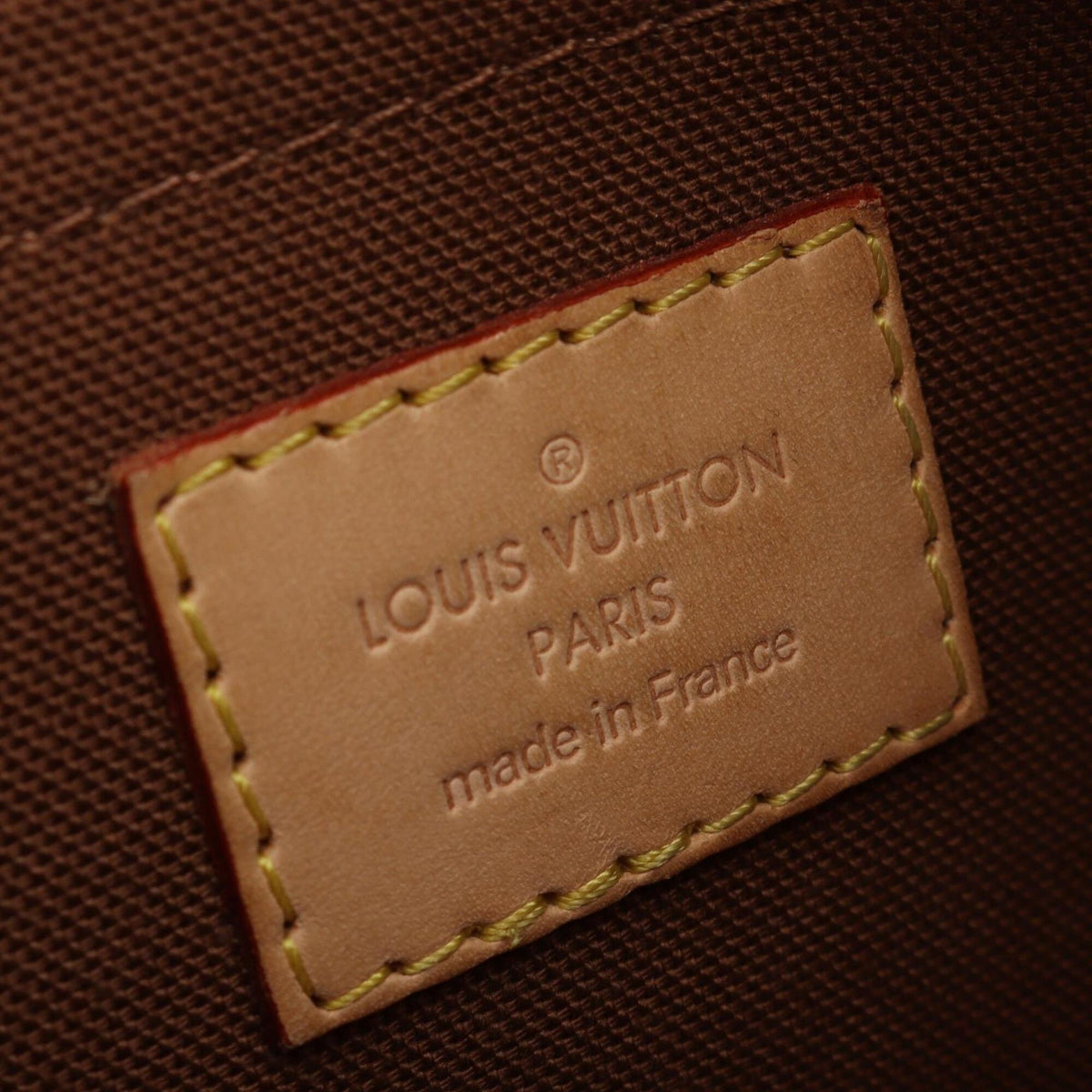 Louis Vuitton Brown Coated Canvas Pvc Monogram Leather Handbag Shoulder Bag (Pre-Owned)