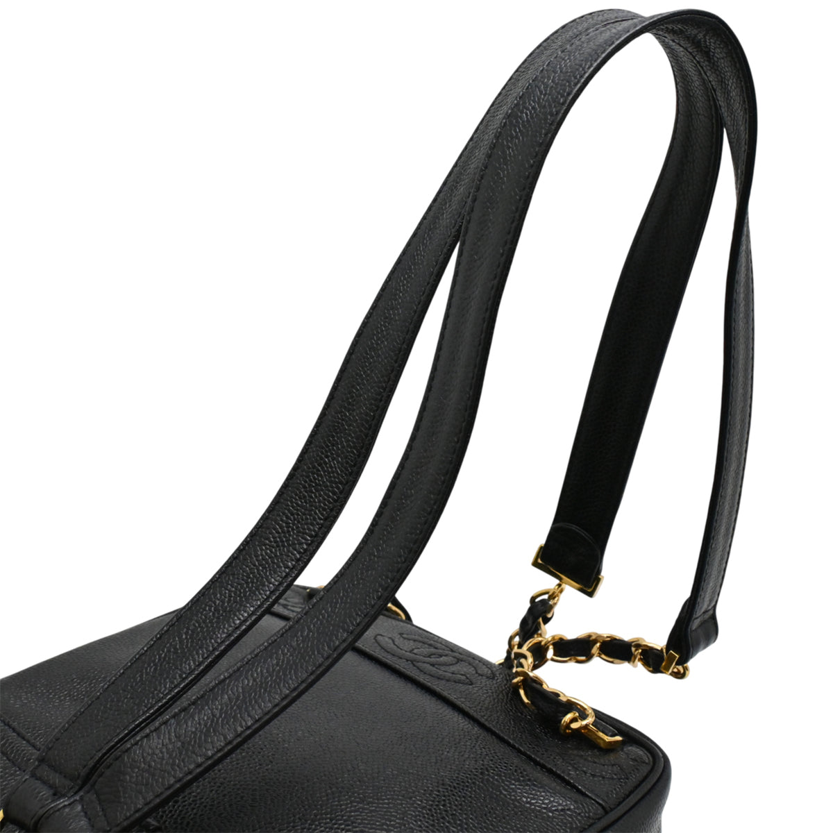 Chanel Black Grained Calfskin Backpack (Pre-Owned)