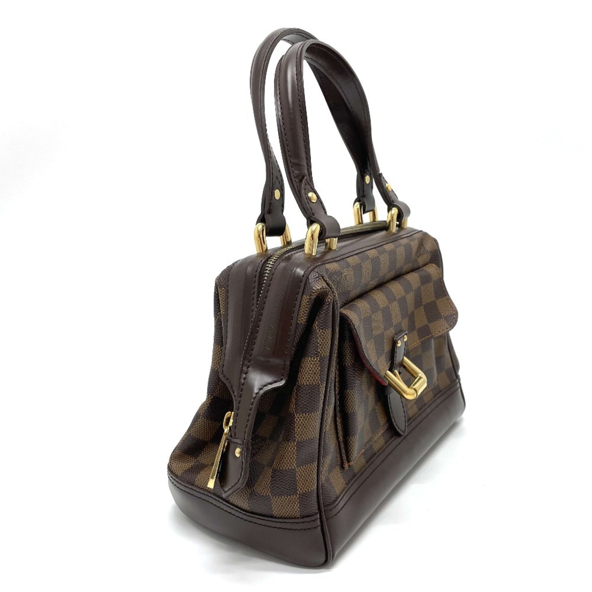 Louis Vuitton Damier Brown Ebene Damier Canvas Leather Handbag (Pre-Owned)