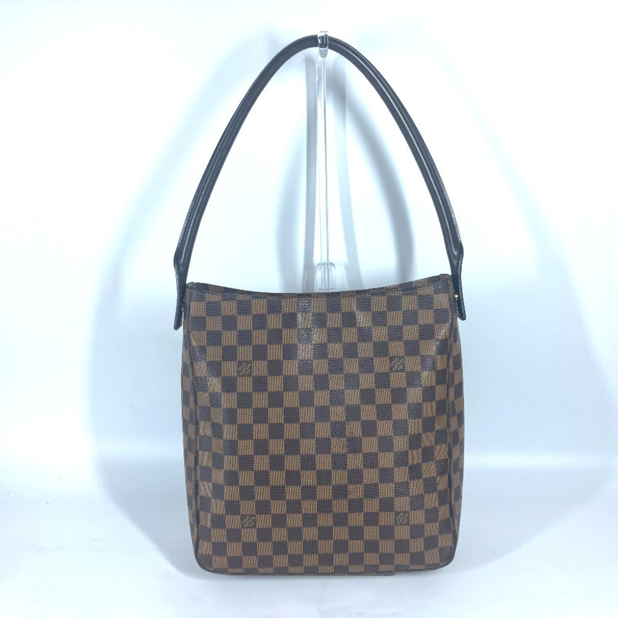 Louis Vuitton Damier Brown Damier Canvas Ebene Damier Canvas Shoulder Bag (Pre-Owned)