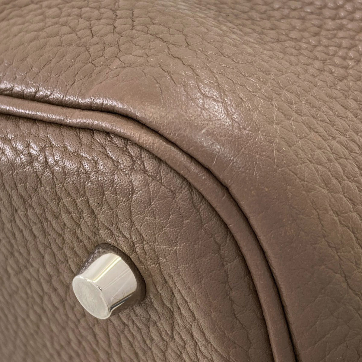Hermes Picotin Etoupe Gray Handbag (Pre-Owned)