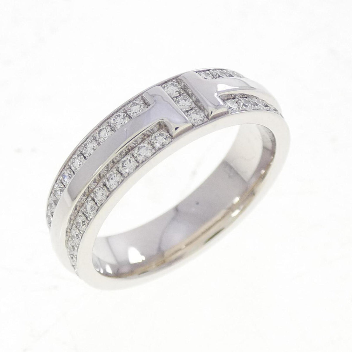 Tiffany White Gold (18K) Band Ring (Pre-Owned)