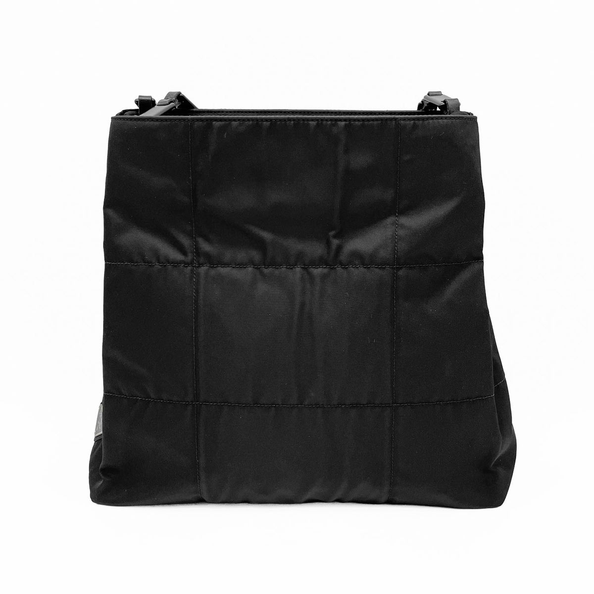 Prada Black Nylon Plastic Handbag Shoulder Bag (Pre-Owned)