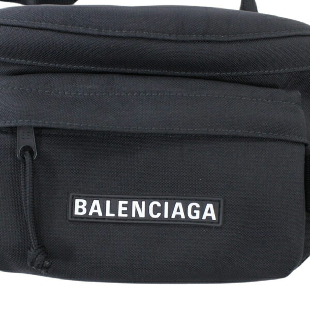 Balenciaga Black Nylon Fanny Pack Sling Bag (Pre-Owned)