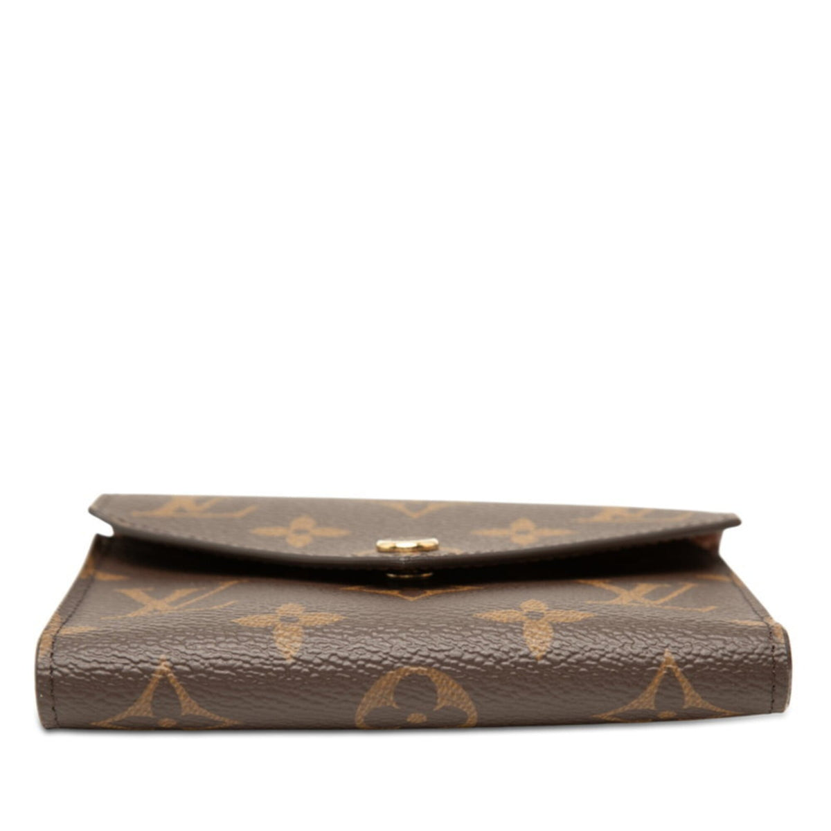 Louis Vuitton Brown Pvc Leather Wallet (Tri-Fold) (Pre-Owned)