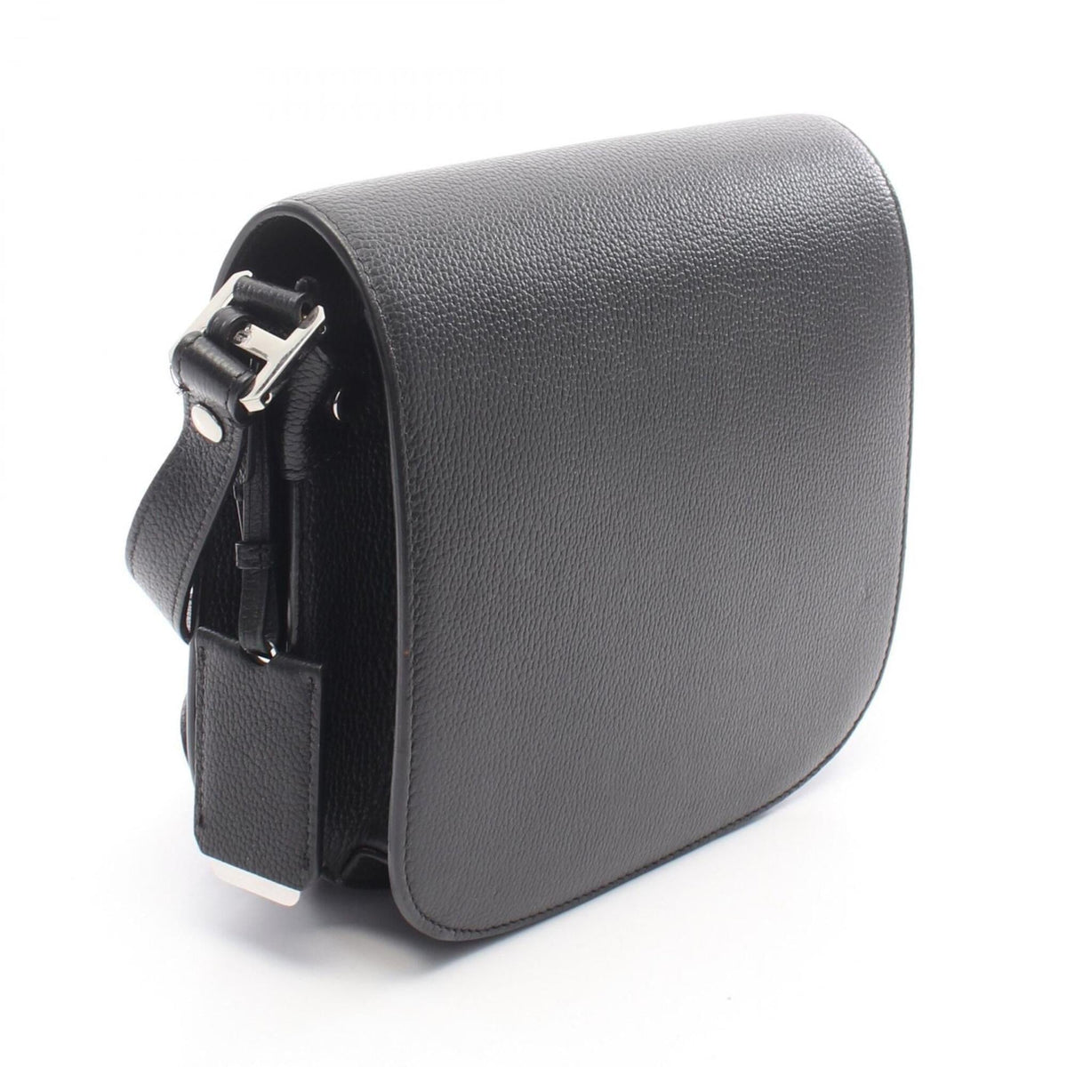Mcm Black Leather Shoulder Bag (Pre-Owned)