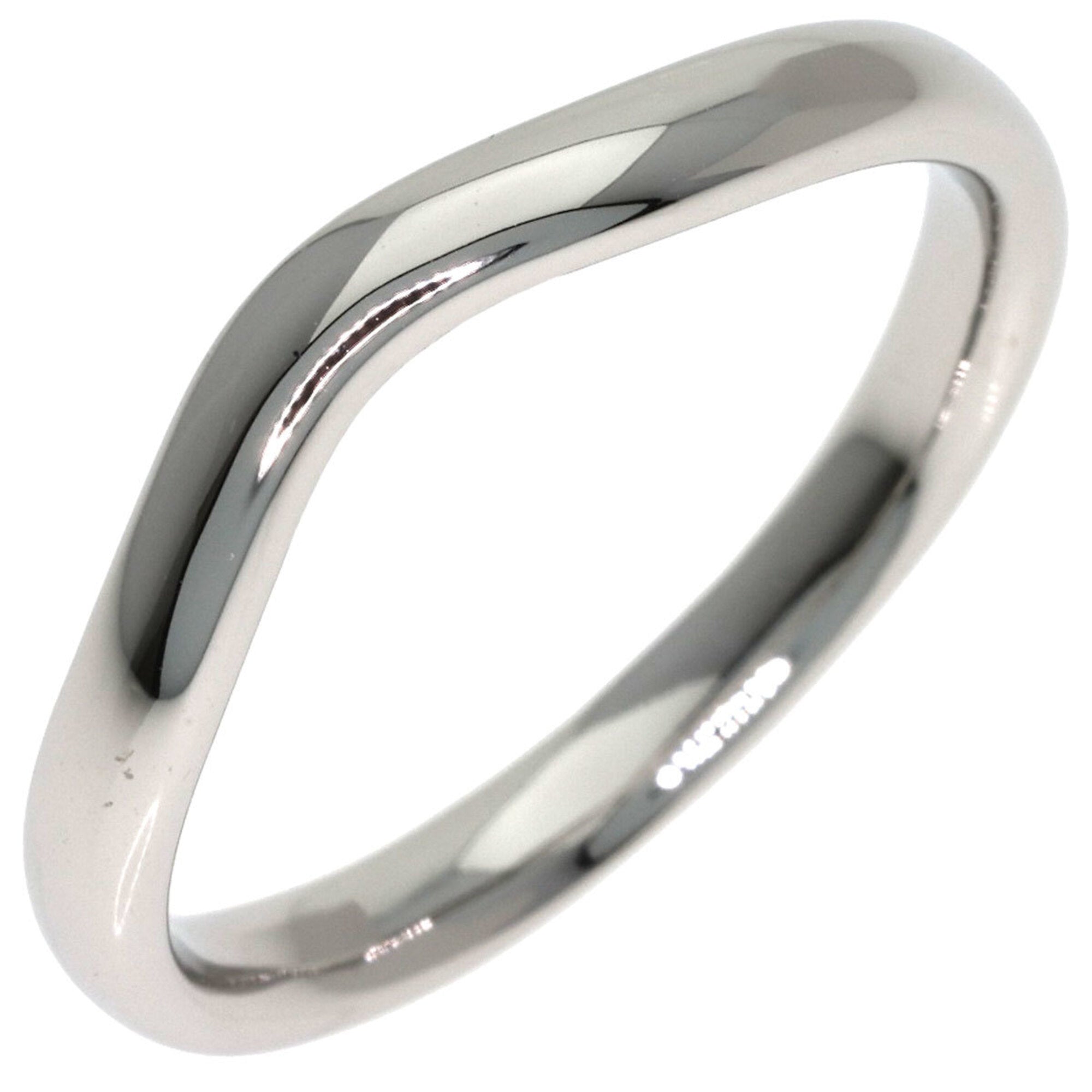 Tiffany Platinum Platinum 950 Band Ring (Pre-Owned)
