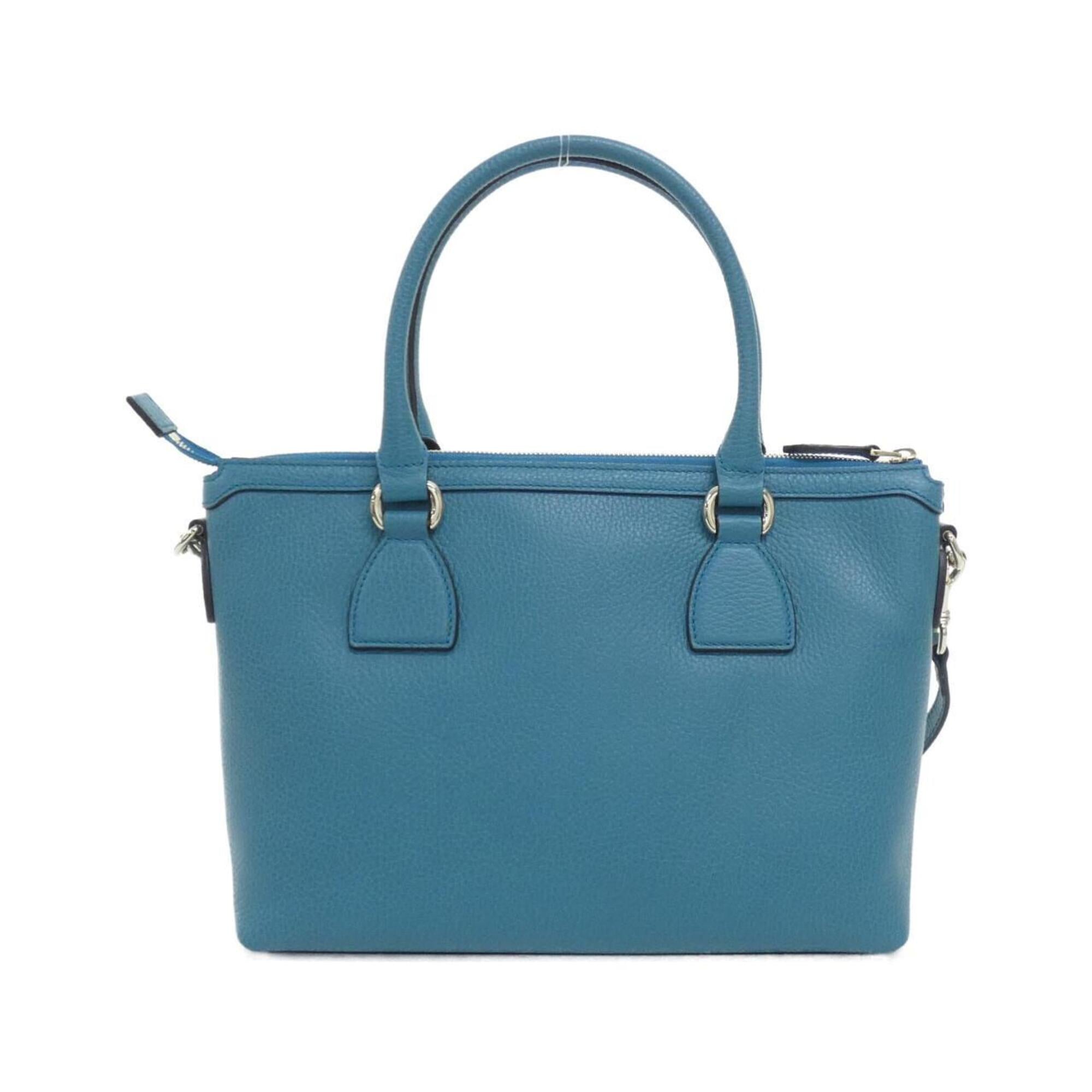 Gucci Light Blue Leather Handbag (Pre-Owned)