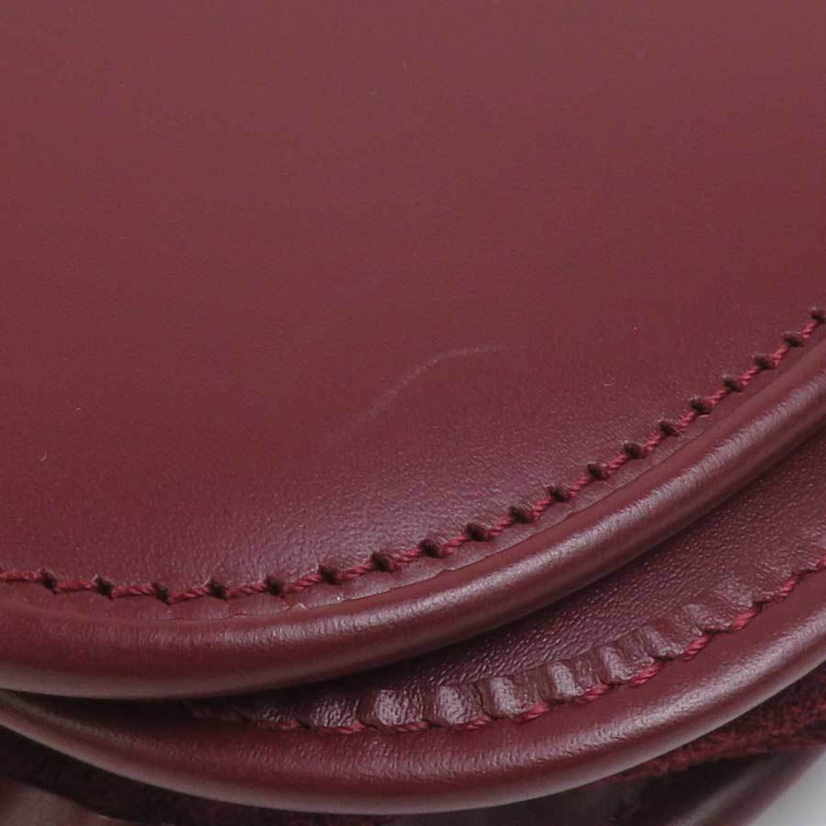 Cartier Burgundy Leather Shoulder Bag (Pre-Owned)