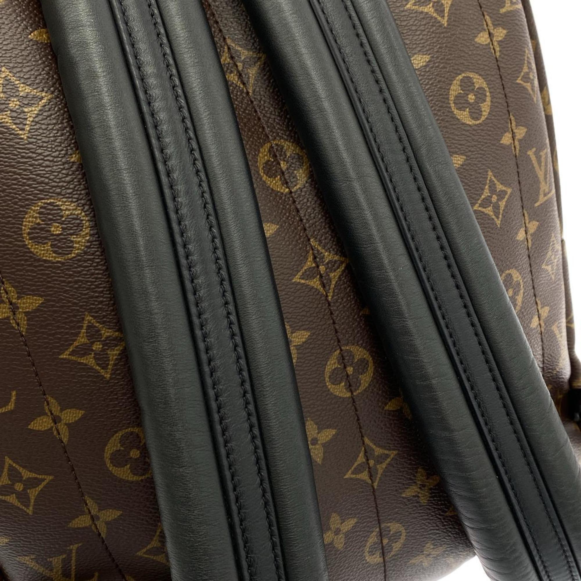 Louis Vuitton Brown Coated Canvas Backpack (Pre-Owned)