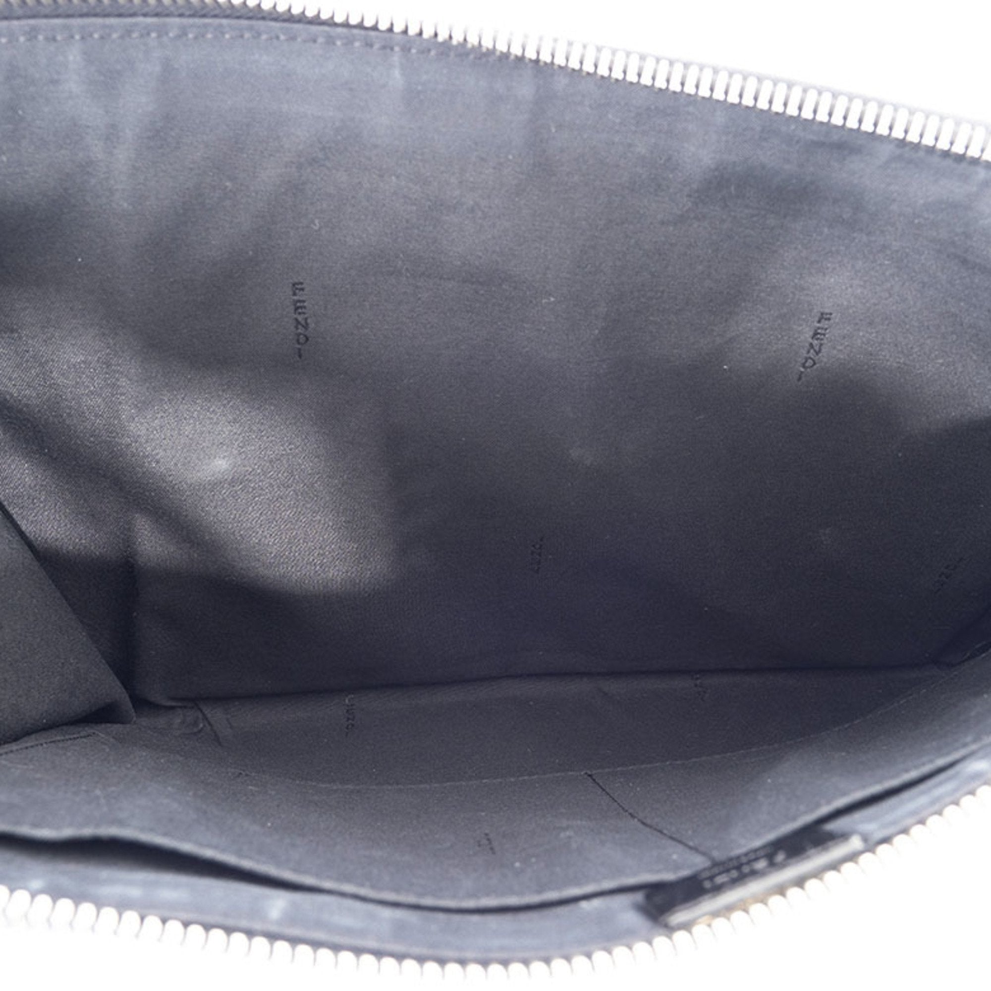 Fendi Black Leather Clutch Bag (Pre-Owned)