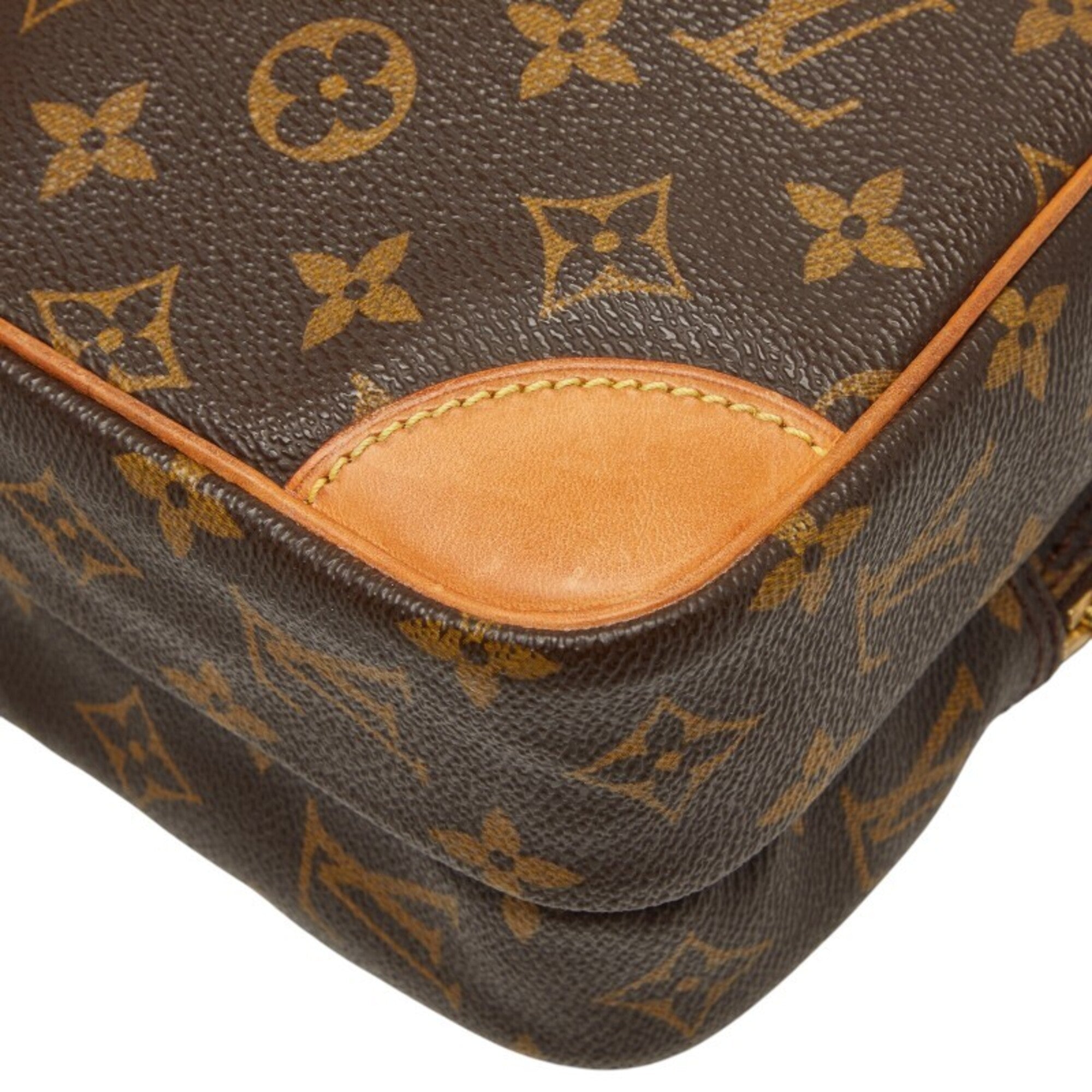 Louis Vuitton Brown Pvc Leather Shoulder Bag (Pre-Owned)