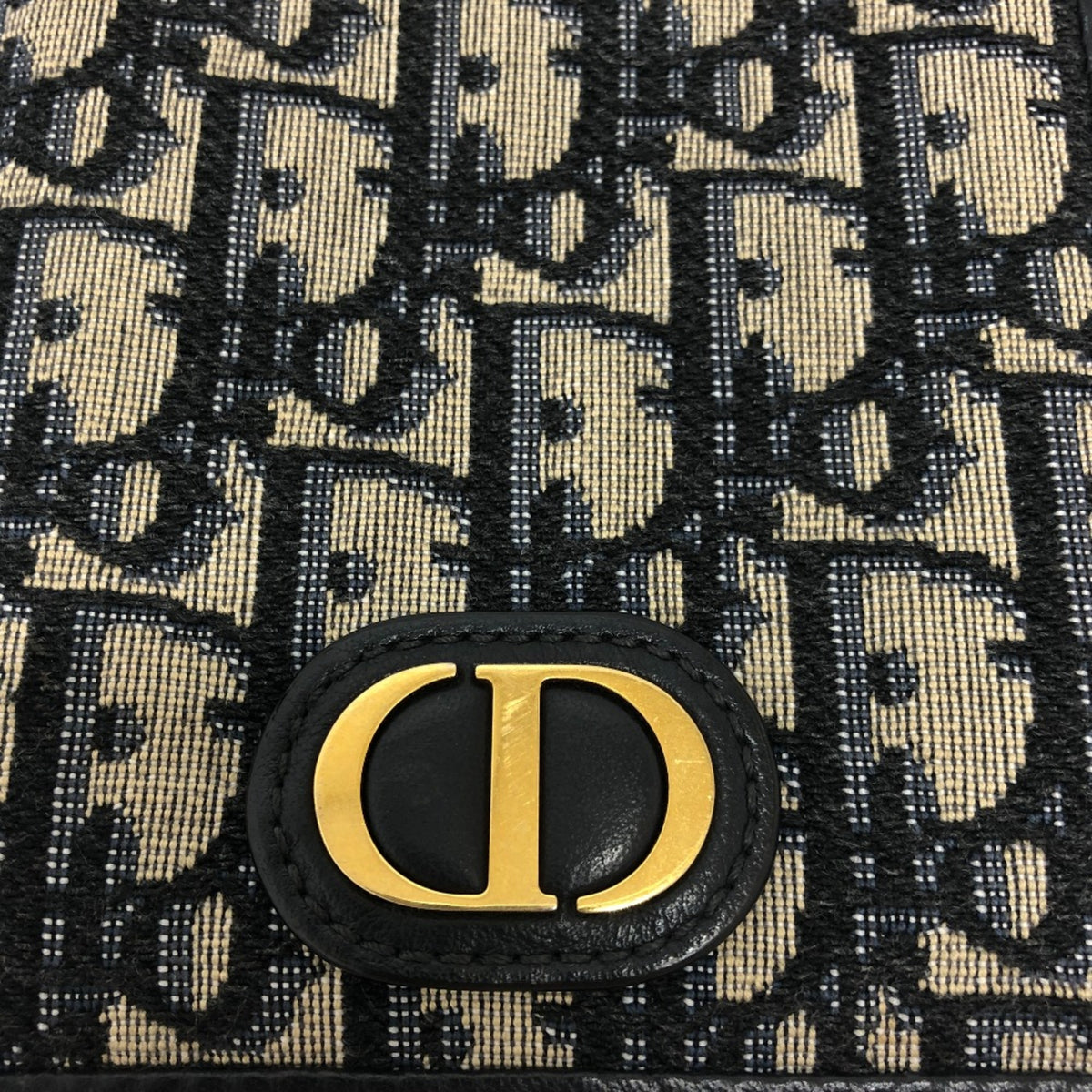 Christian Dior Navy Cloth Shoulder Bag (Pre-Owned)