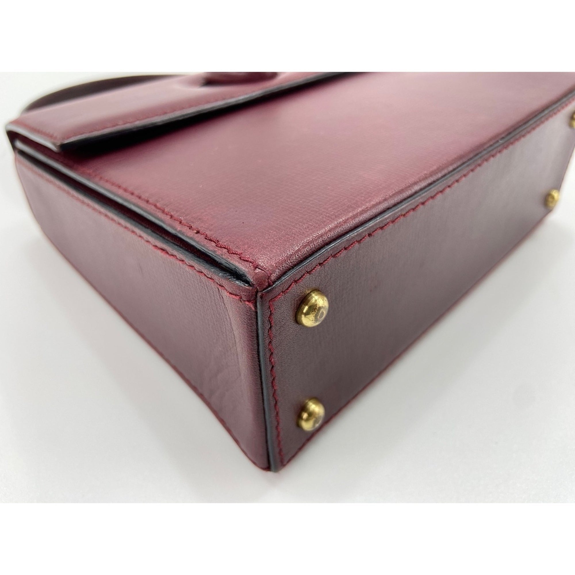 Cartier Must Wine Red Handbag (Pre-Owned)