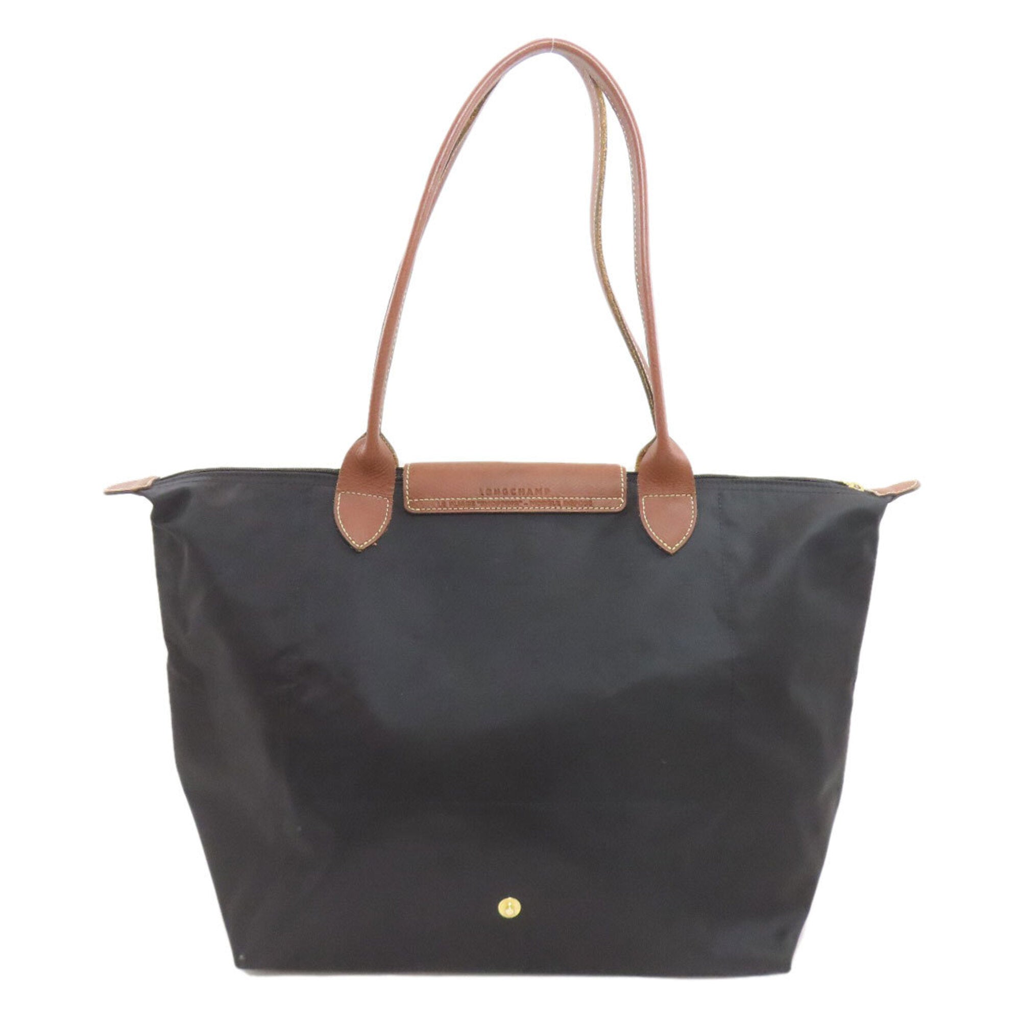 Longchamp Black Nylon Tote Bag (Pre-Owned)