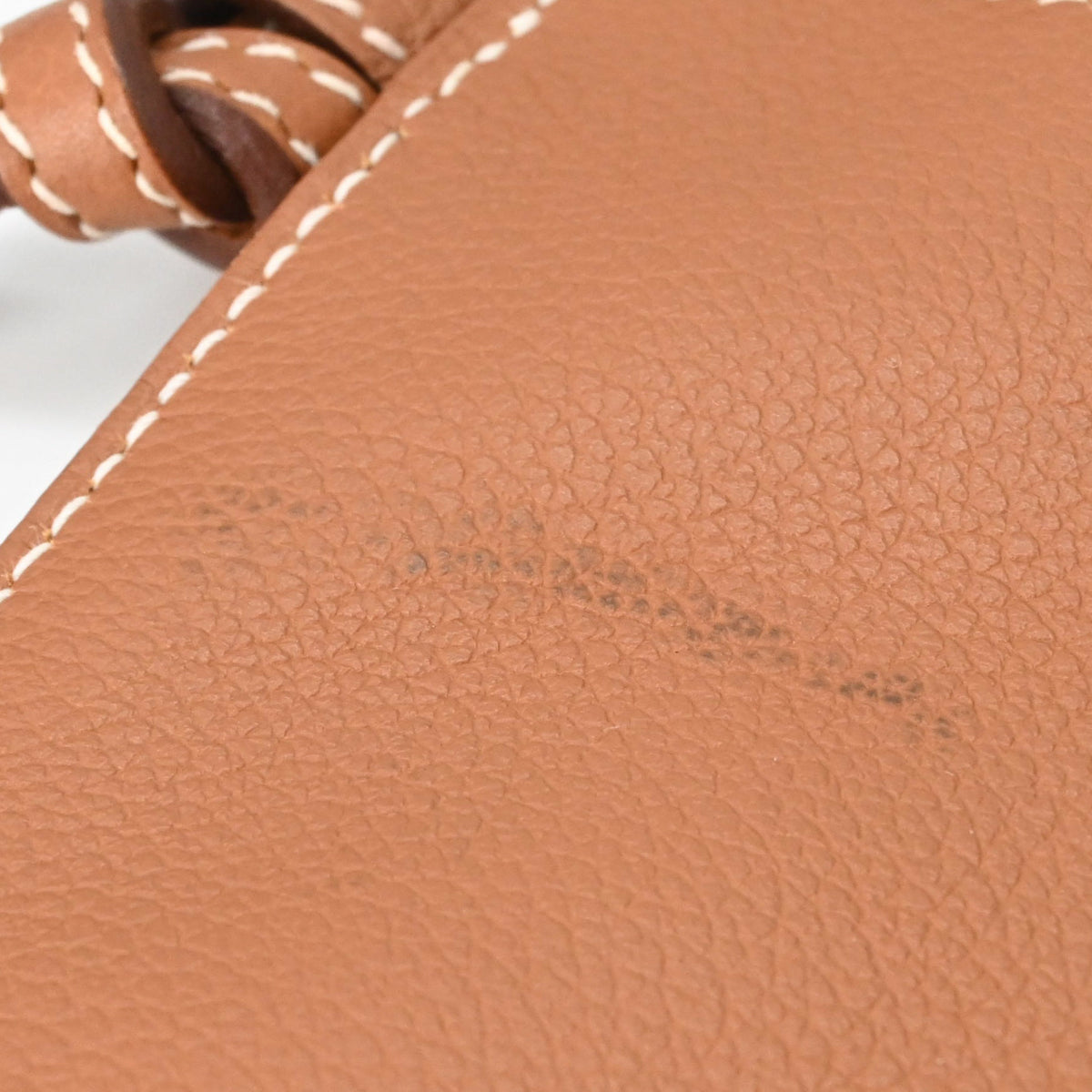 Hermes Gold Evercalf Leather Crossbody Bag Shoulder Bag (Pre-Owned)
