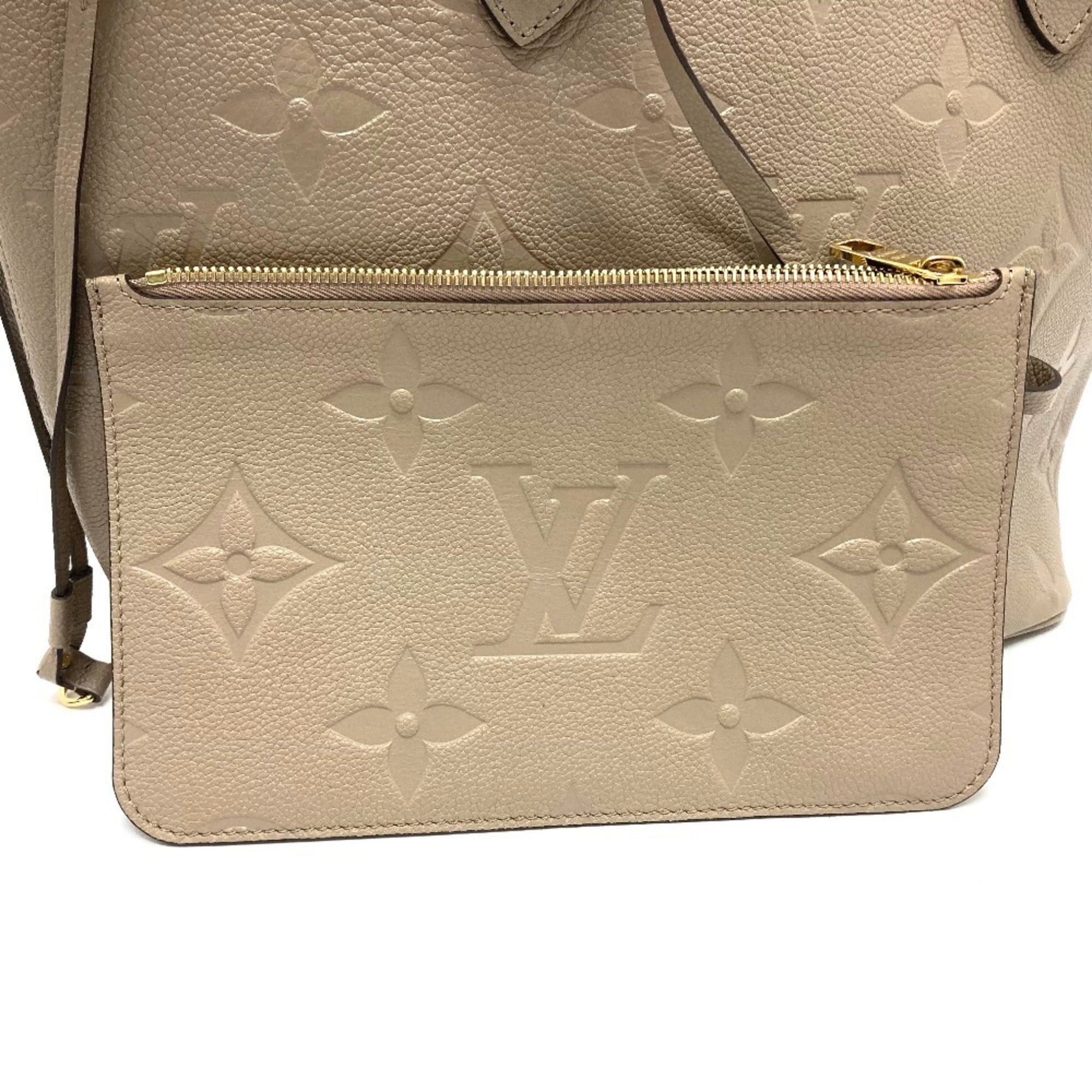 Louis Vuitton Grayish Monogram Empreinte Shoulder Bag Tote Bag (Pre-Owned)
