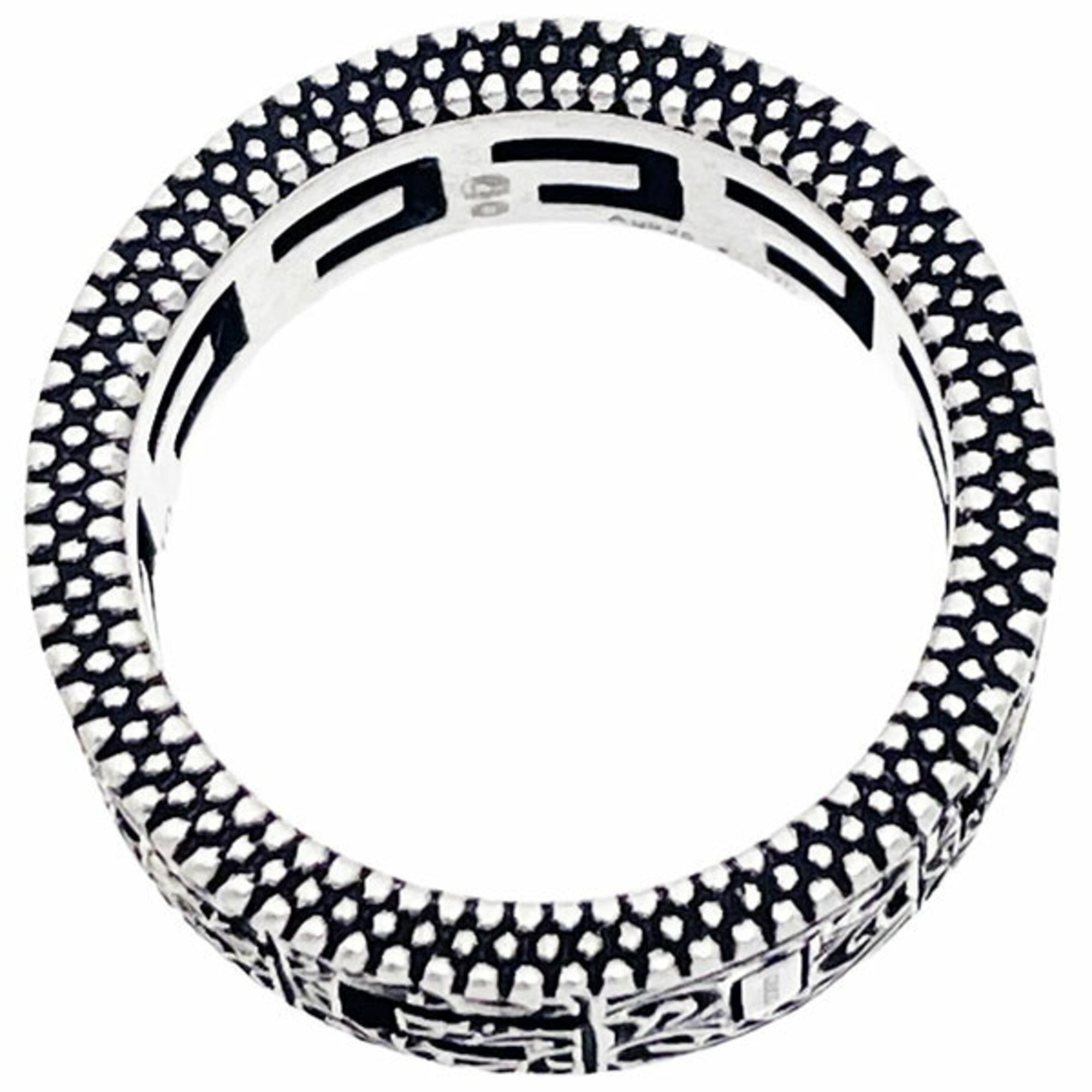 Gucci Silver Sterling Silver 925 Band Ring (Pre-Owned)