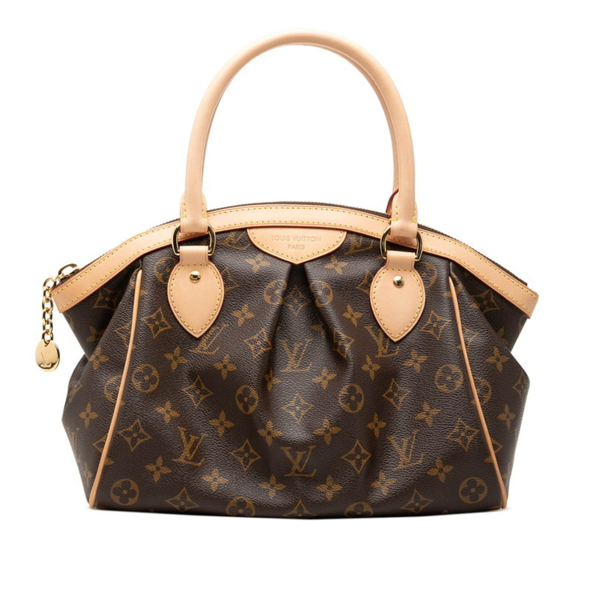 Louis Vuitton Brown Pvc Leather Handbag (Pre-Owned)