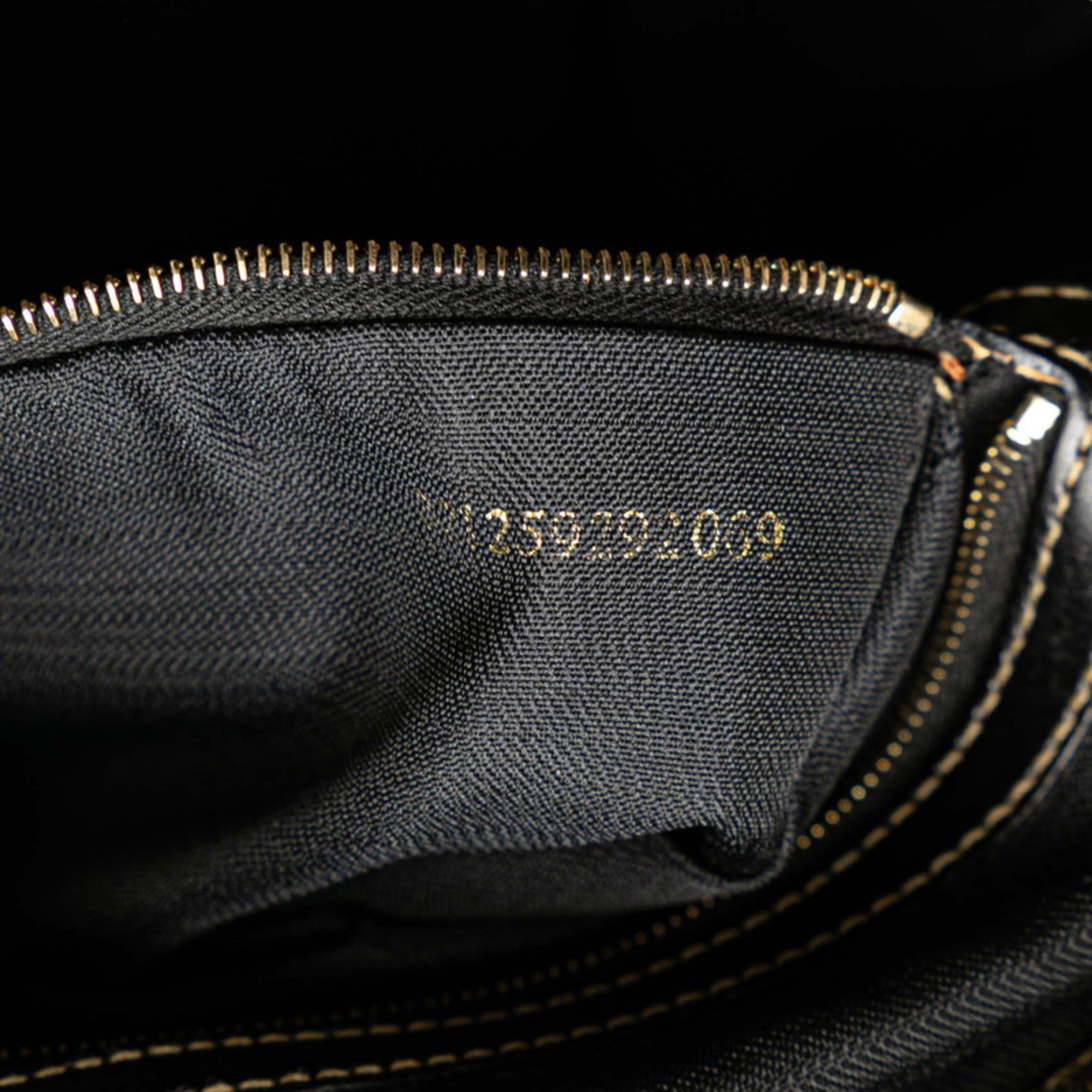 Fendi Zucchino Black Grayish Zucchino Pvc Leather Backpack (Pre-Owned)