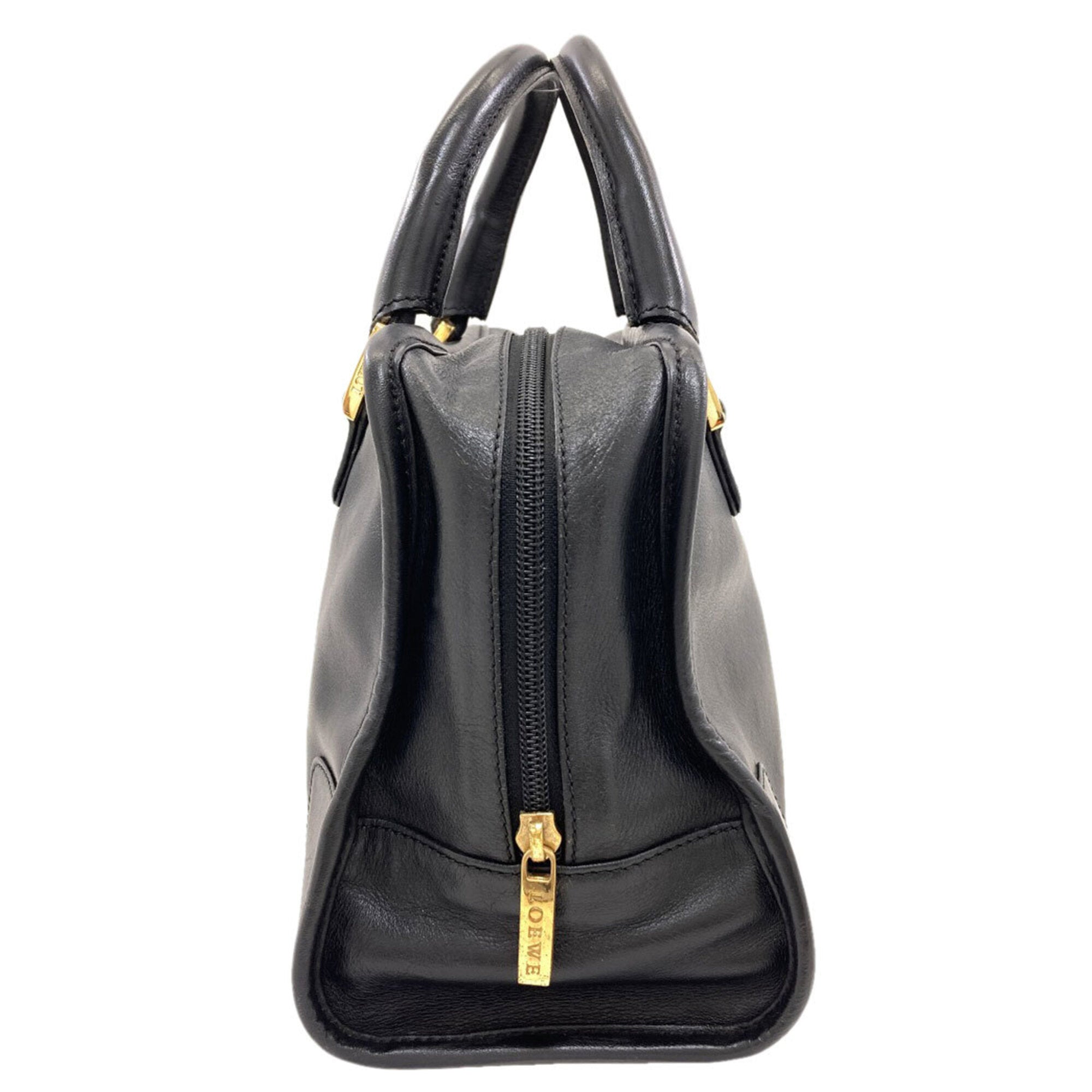 Loewe Black Leather Handbag (Pre-Owned)