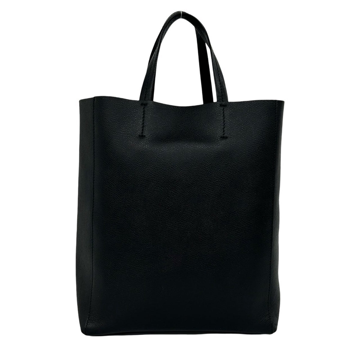 Celine Black Leather Handbag Shoulder Bag Tote Bag (Pre-Owned)