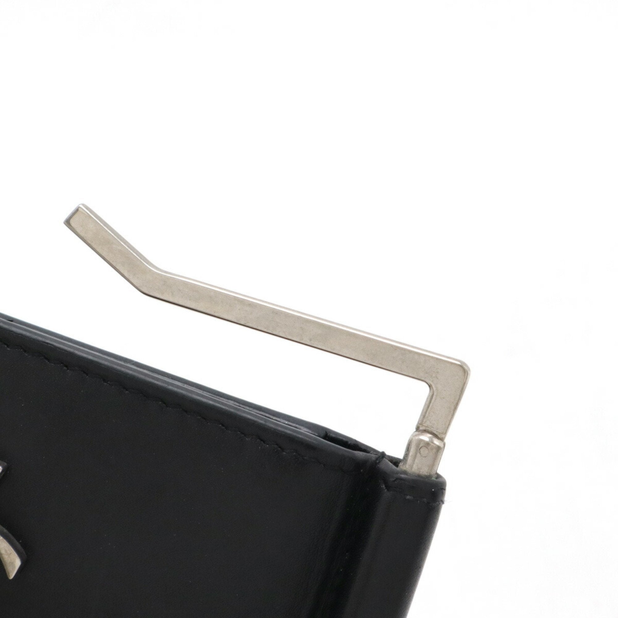 Saint Laurent Black Leather Bill Wallet (Bi-Fold) (Pre-Owned)