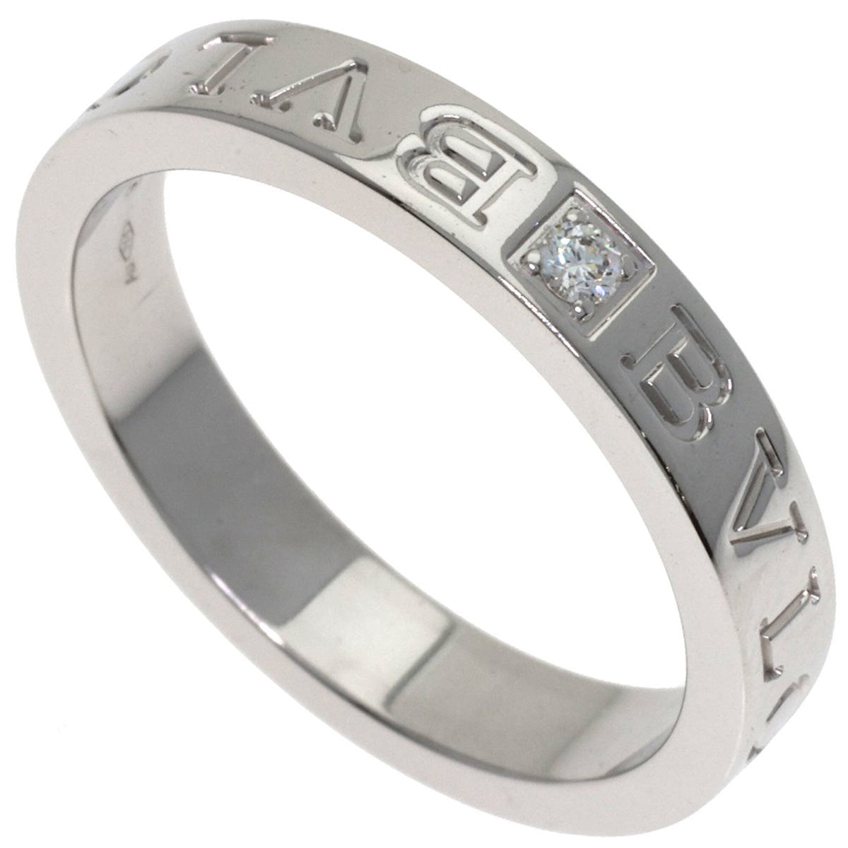 Bvlgari White Gold (18K) Band Ring (Pre-Owned)