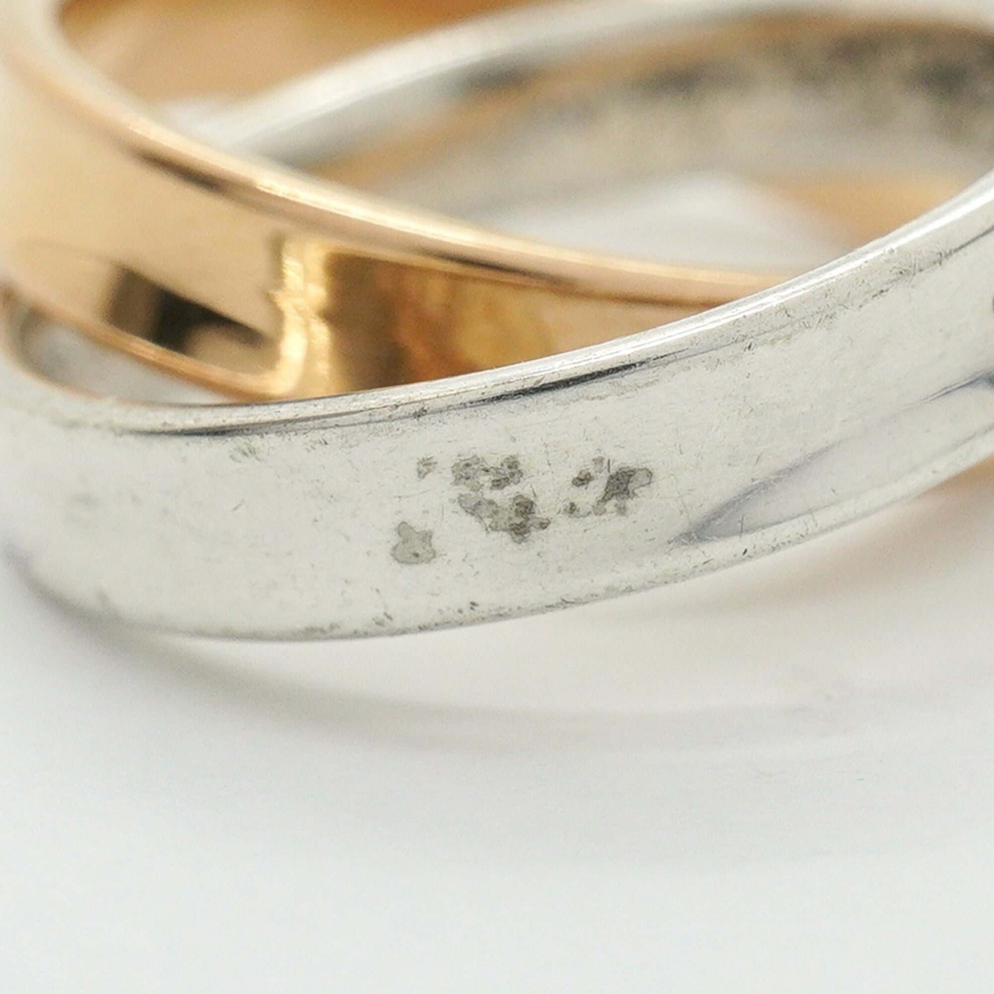 Tiffany Pink Gold (18K) Silver 925 Band Ring (Pre-Owned)