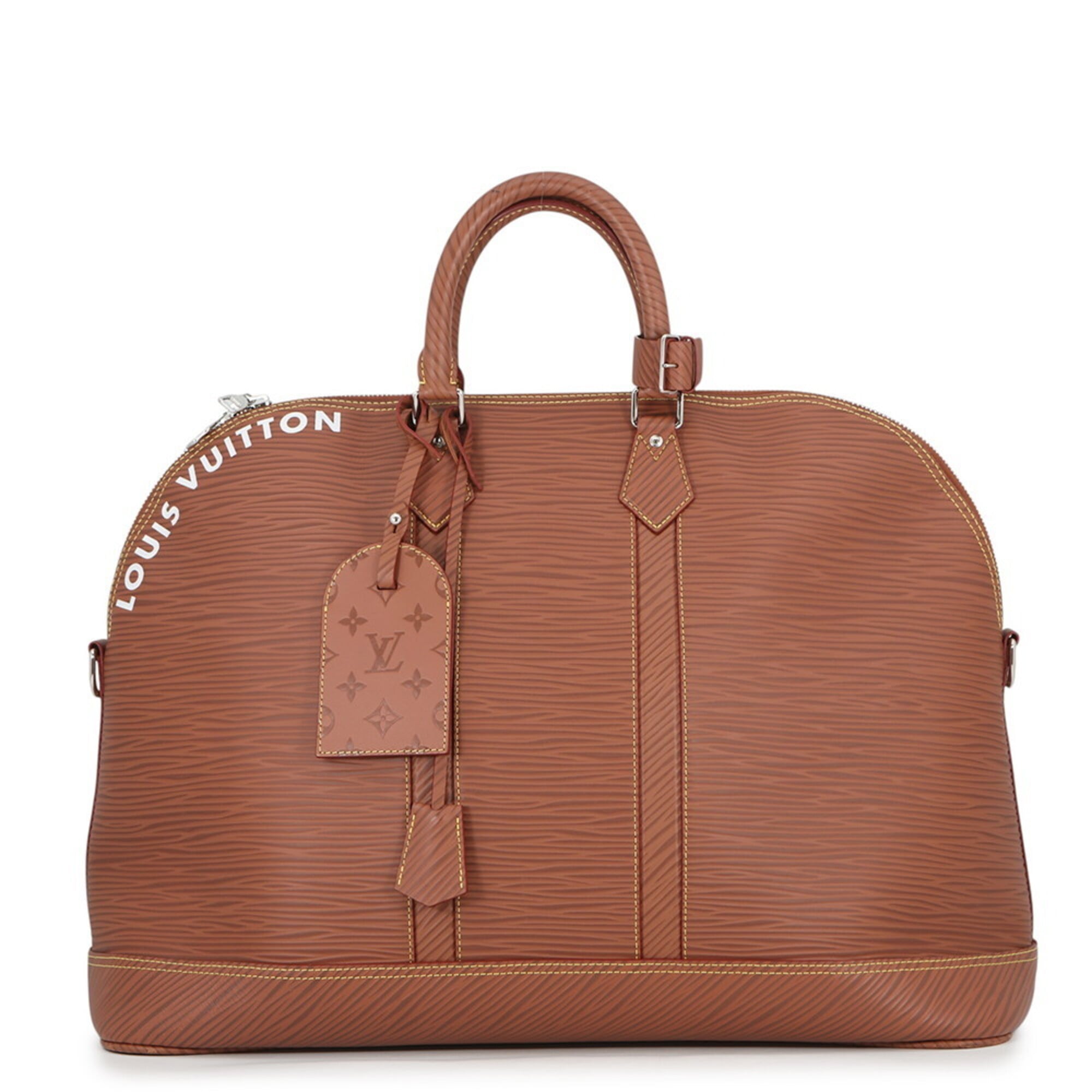 Louis Vuitton Epi Cognac Epi Leather Boston Bag Handbag (Pre-Owned)
