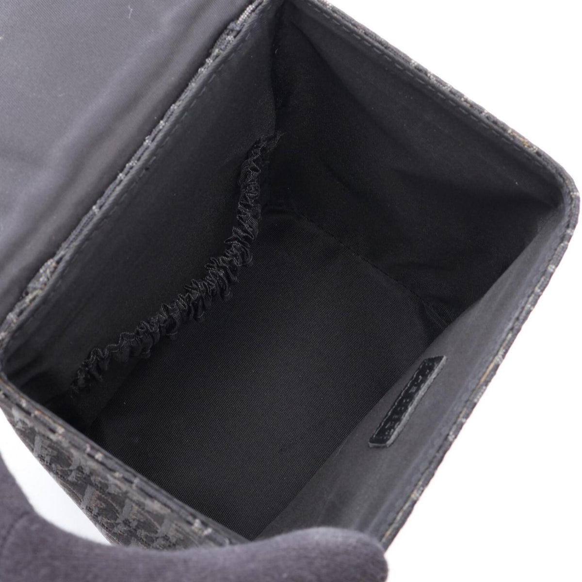 Christian Dior Black Canvas Leather Handbag (Pre-Owned)