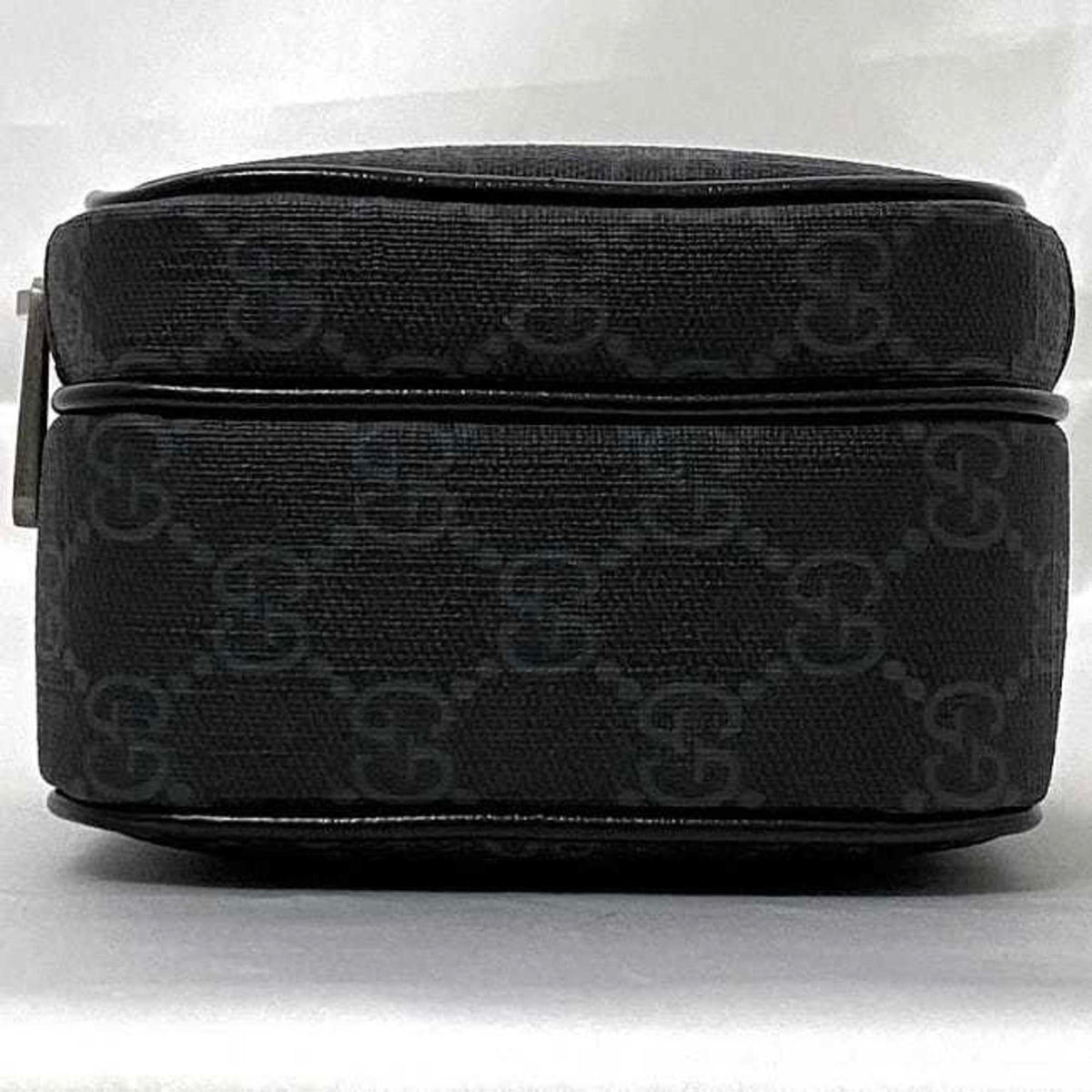 Gucci Black Pvc Leather Pochette Shoulder Bag (Pre-Owned)