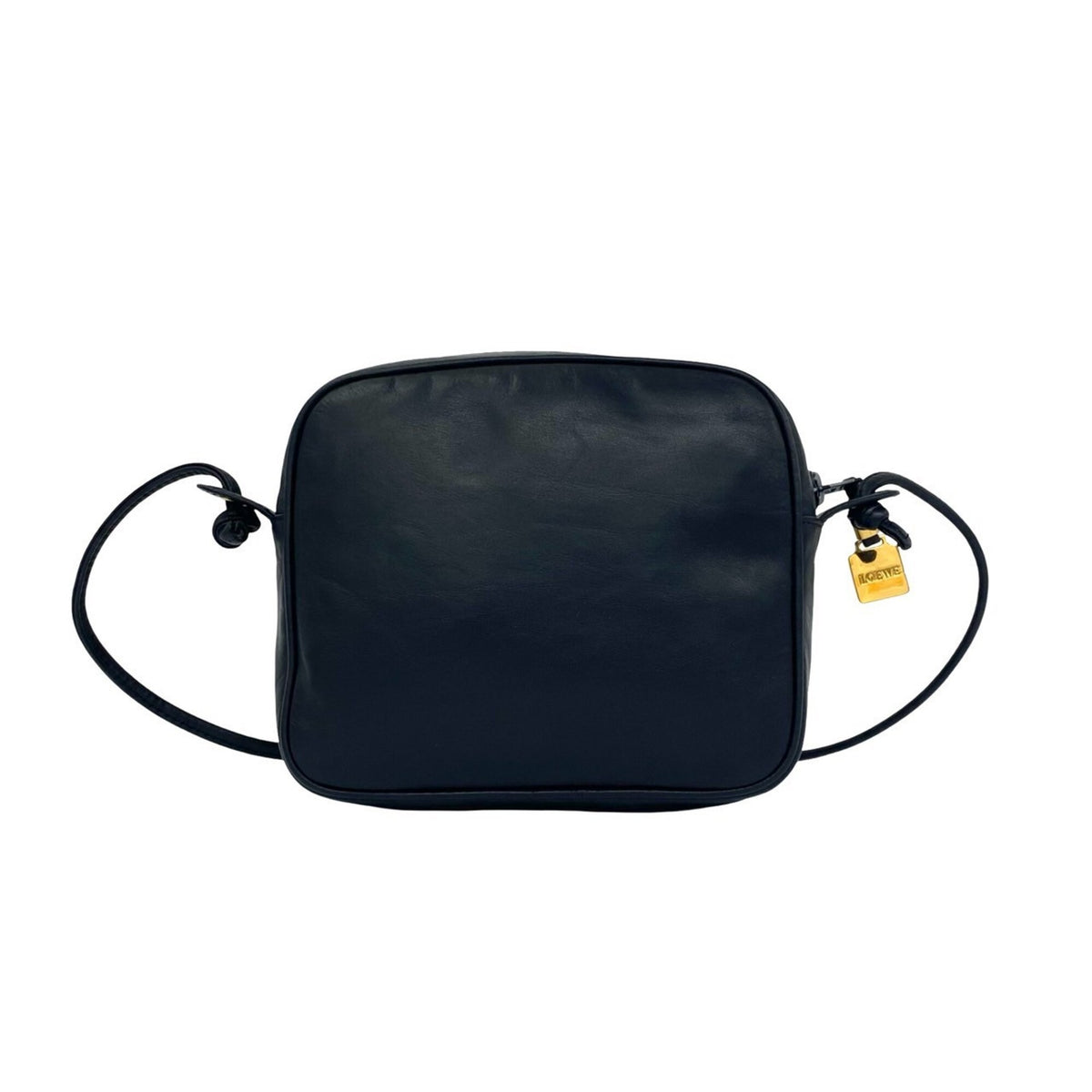 Loewe Black Leather Pochette Shoulder Bag (Pre-Owned)