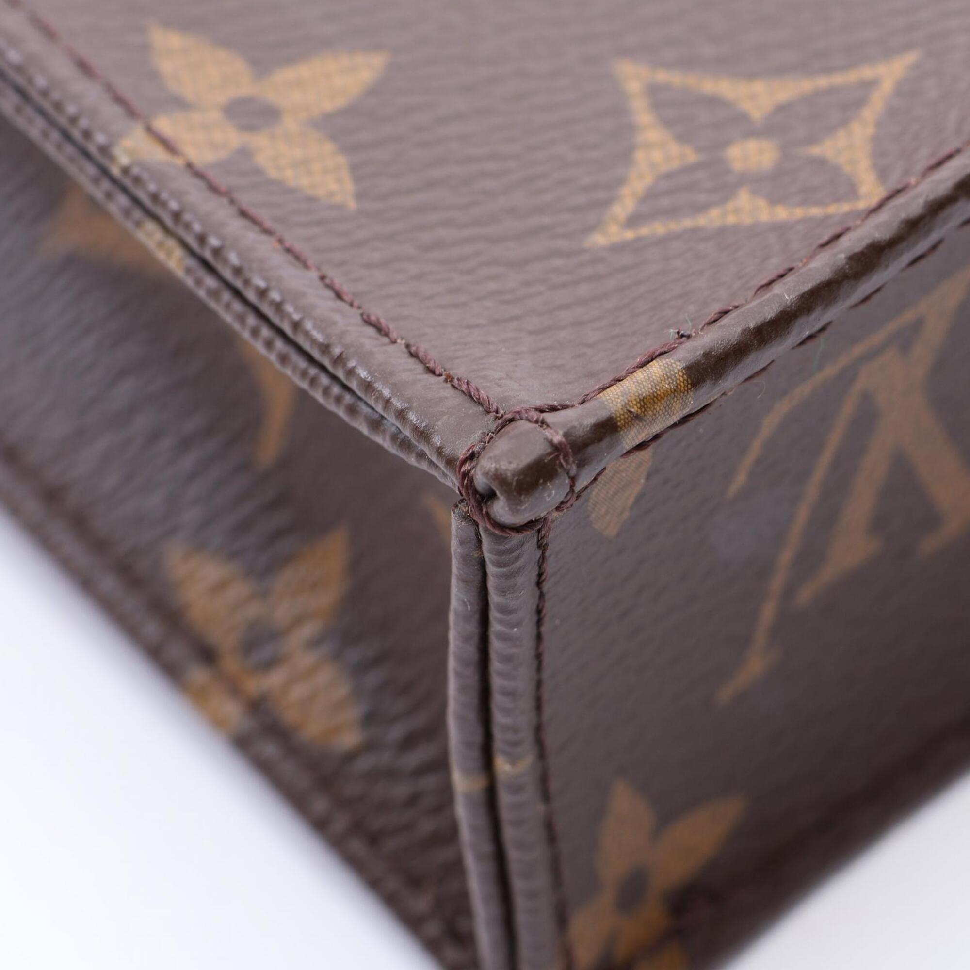 Louis Vuitton Brown Coated Canvas Leather Handbag (Pre-Owned)