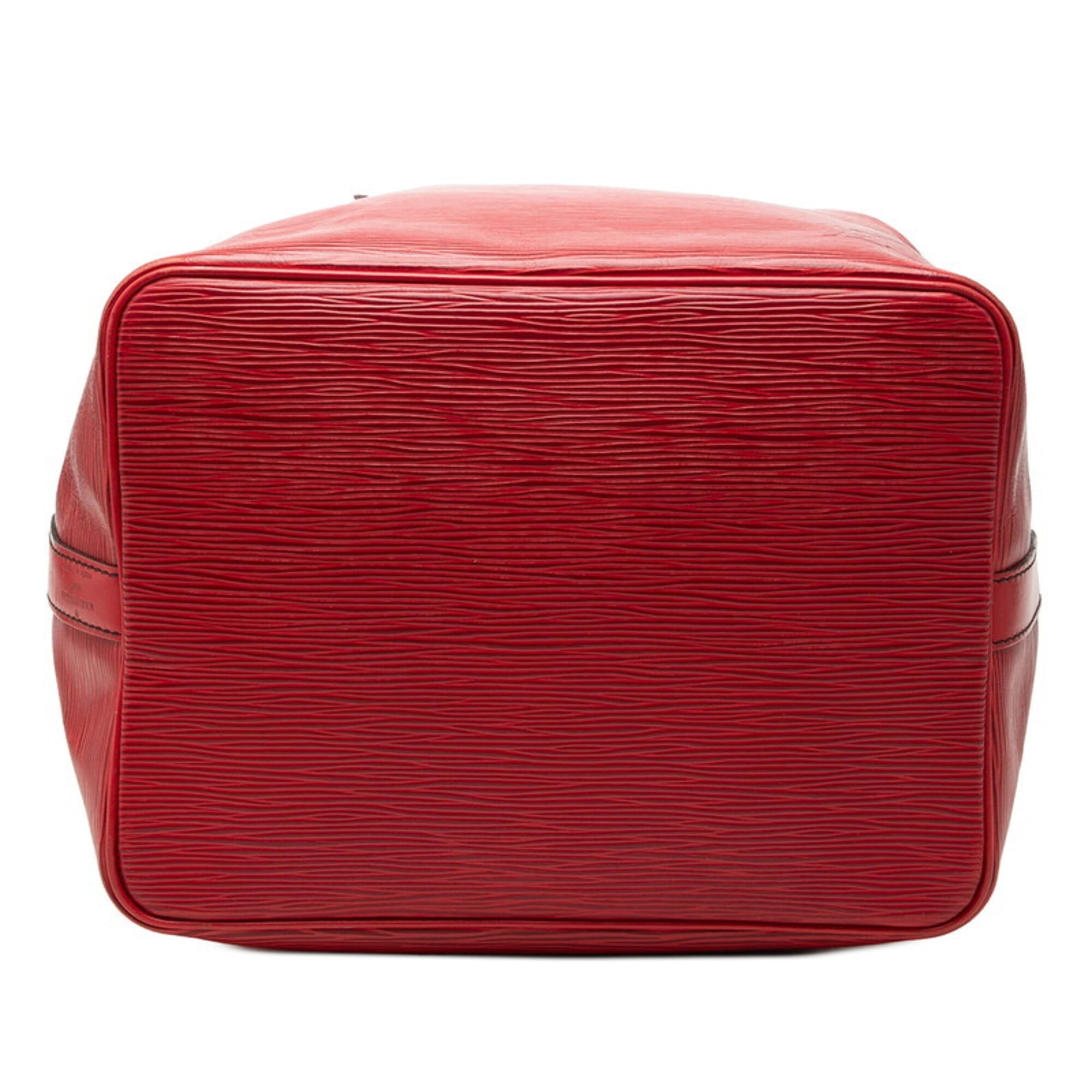 Louis Vuitton Castilian Red Leather Shoulder Bag (Pre-Owned)