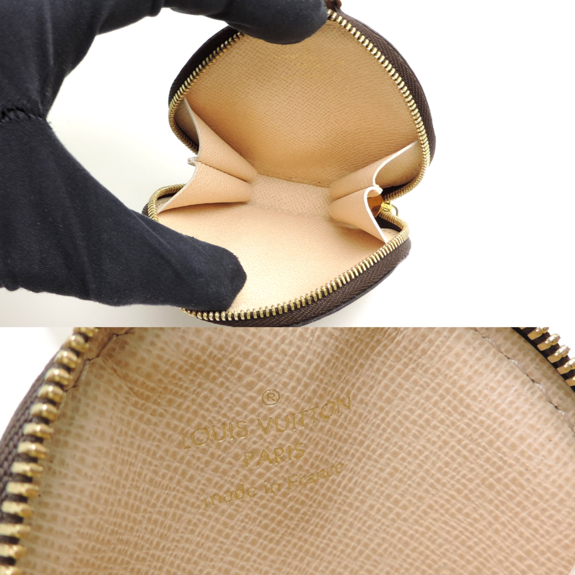 Louis Vuitton Brown Rose Clair Monogram Pochette Pouch (Pre-Owned)