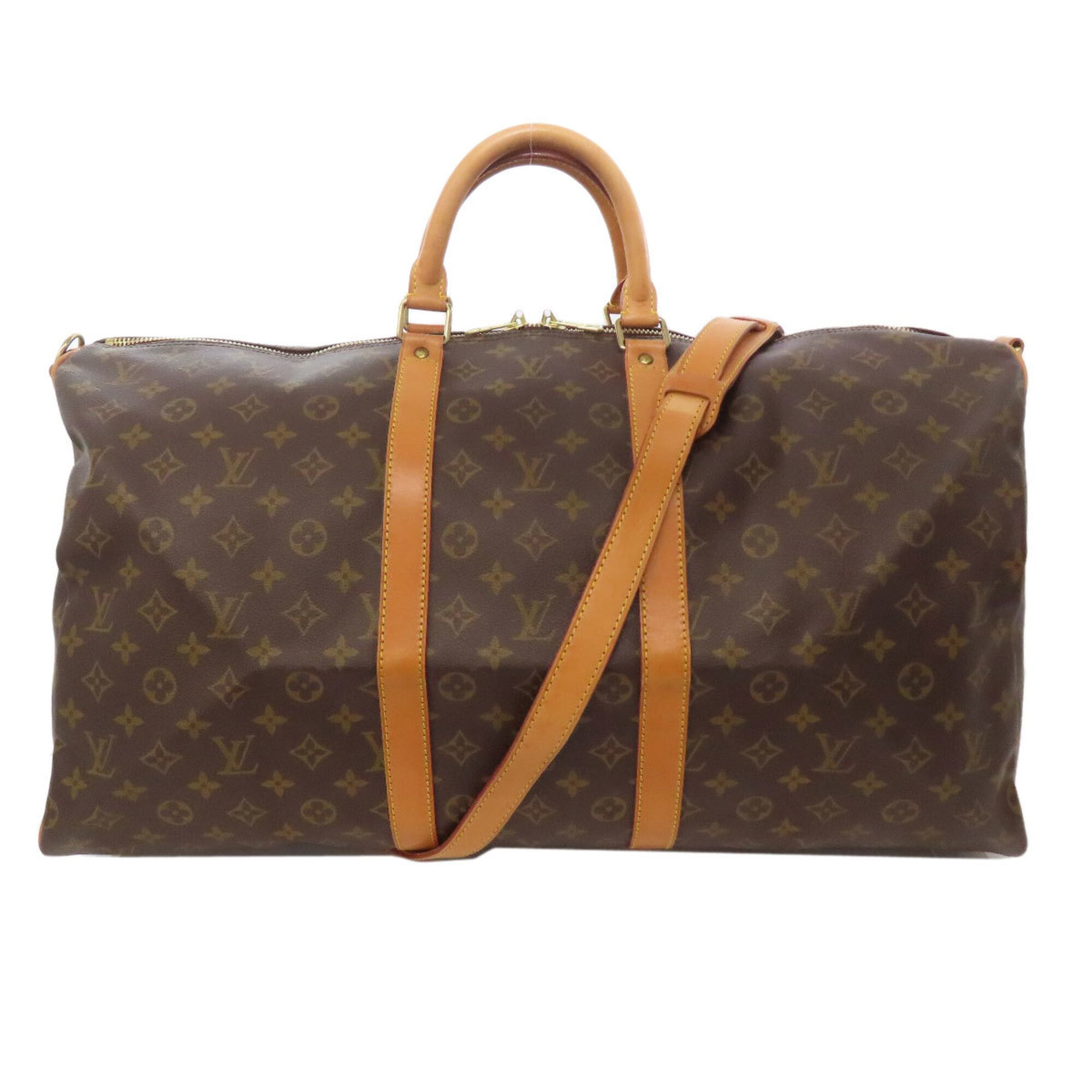 Louis Vuitton Brown Monogram Monogram Canvas Boston Bag (Pre-Owned)
