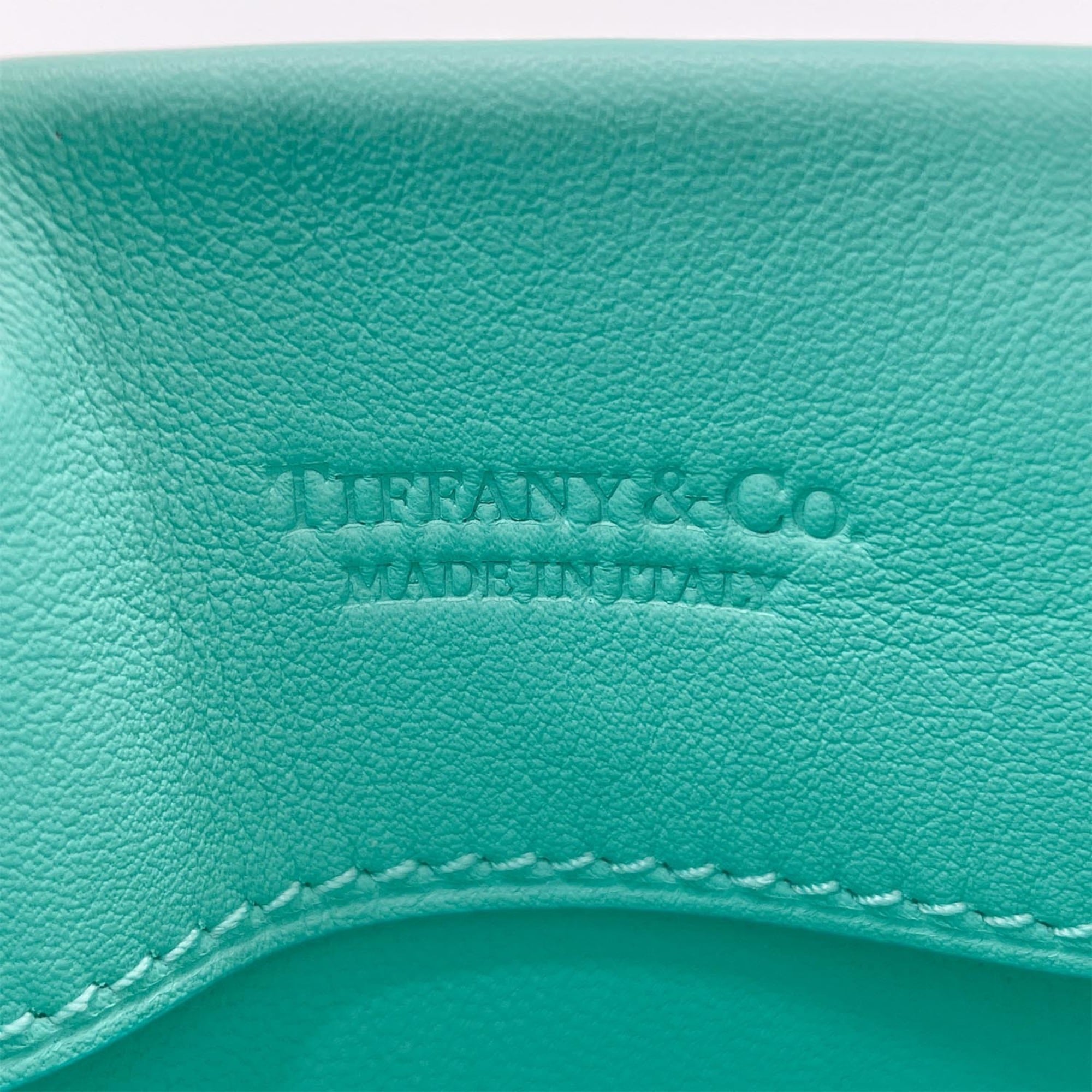 Tiffany Blue Tiffany Blue Leather Handbag (Pre-Owned)