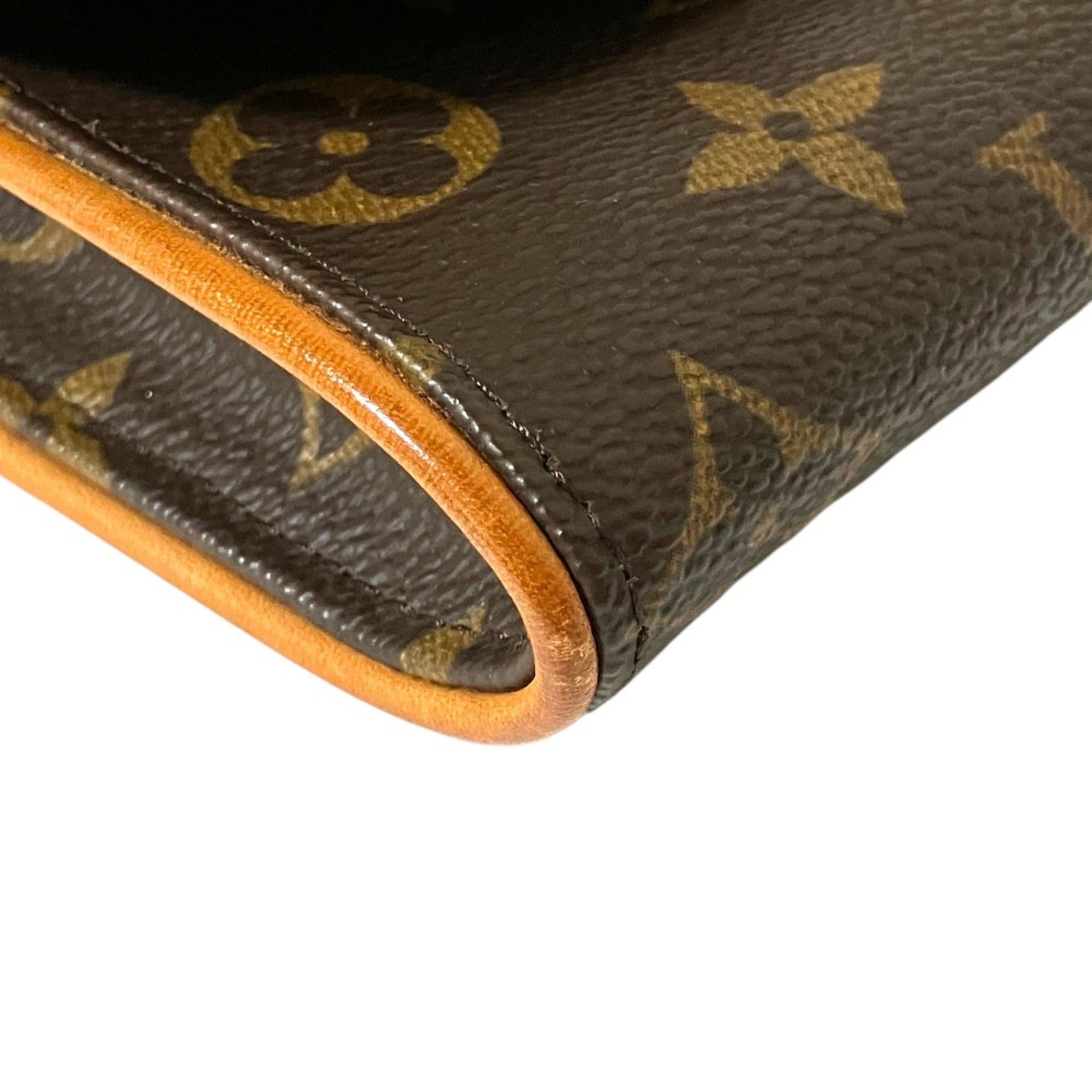 Louis Vuitton Monogram Brown Monogram Pochette Shoulder Bag (Pre-Owned)