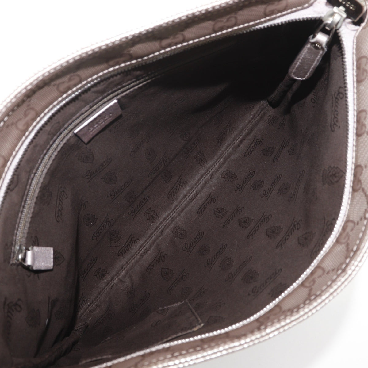 Gucci Bronze Gg Imprimé Shoulder Bag (Pre-Owned)