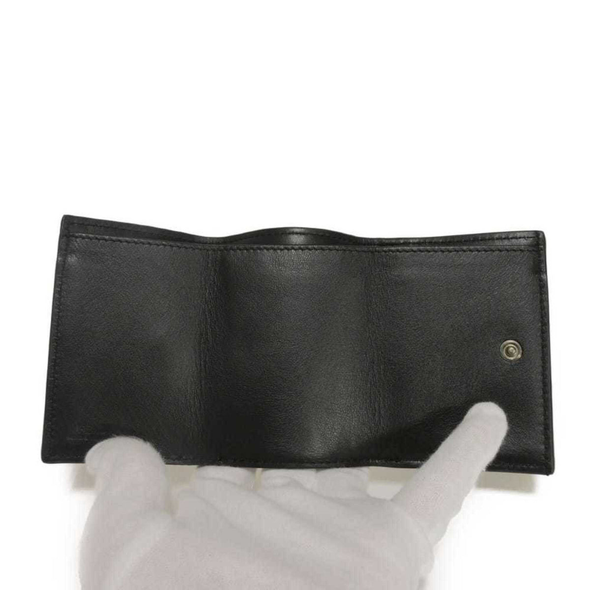 Fendi Black Gunmetal Wallet (Tri-Fold) (Pre-Owned)