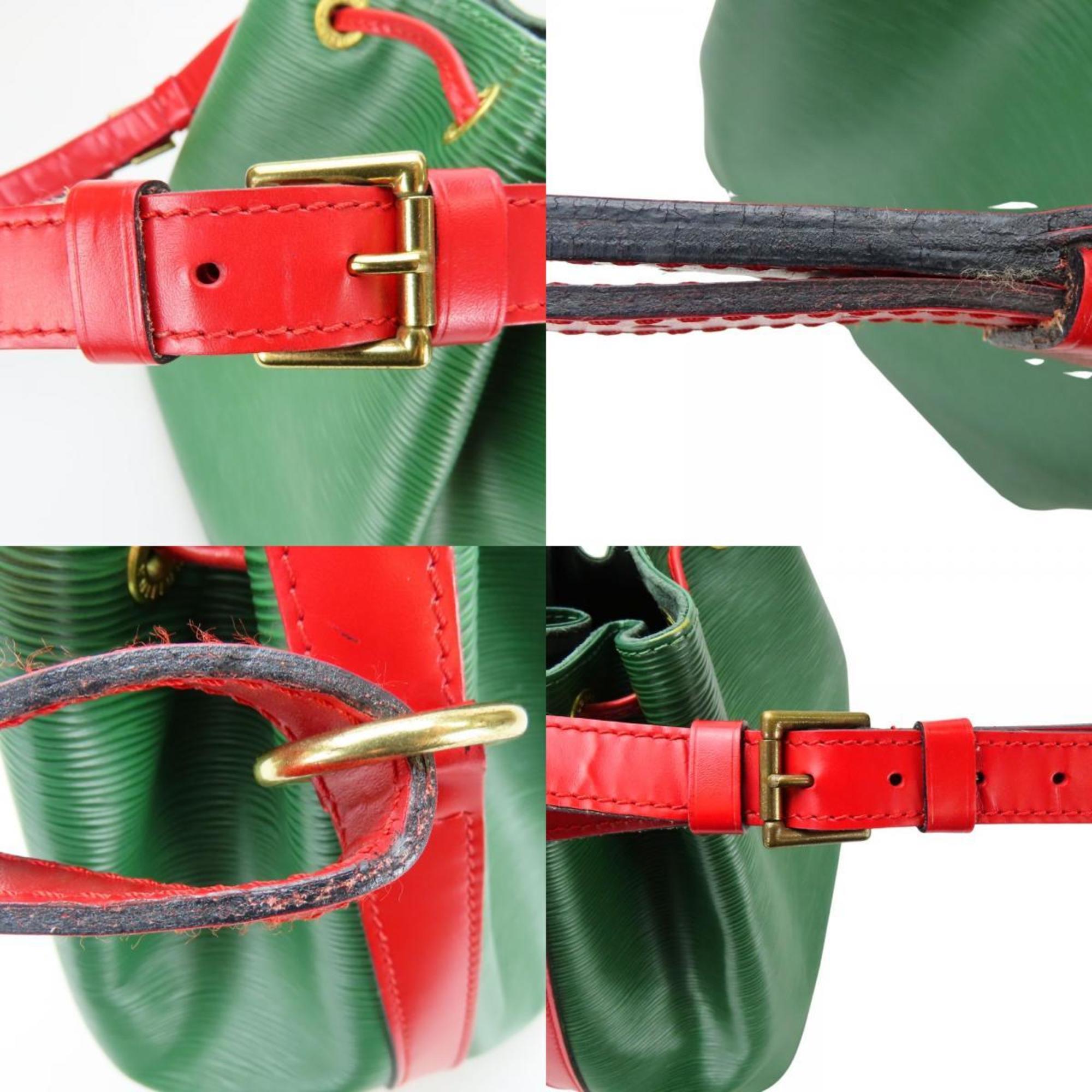 Louis Vuitton Epi Green Red Color Epi Leather Shoulder Bag (Pre-Owned)