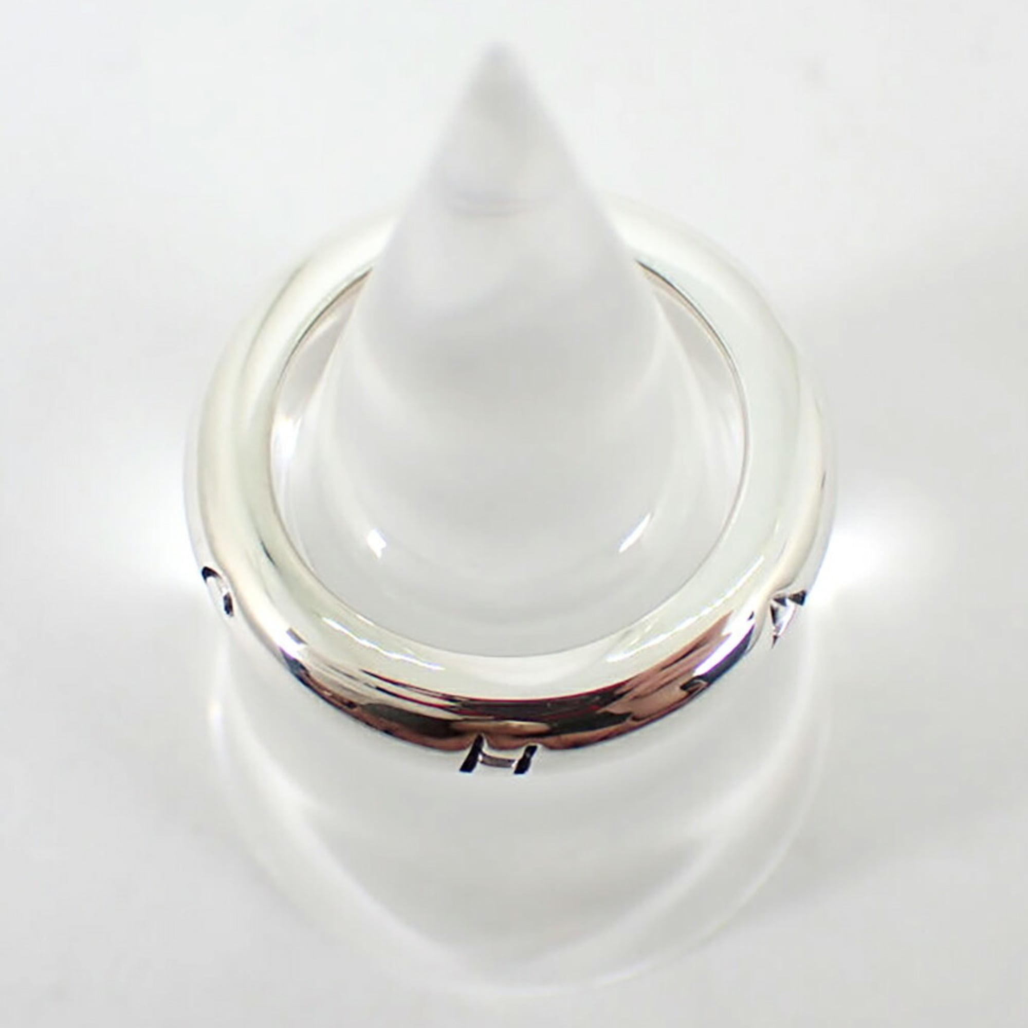 Chanel Sterling Silver 925 Band Ring (Pre-Owned)