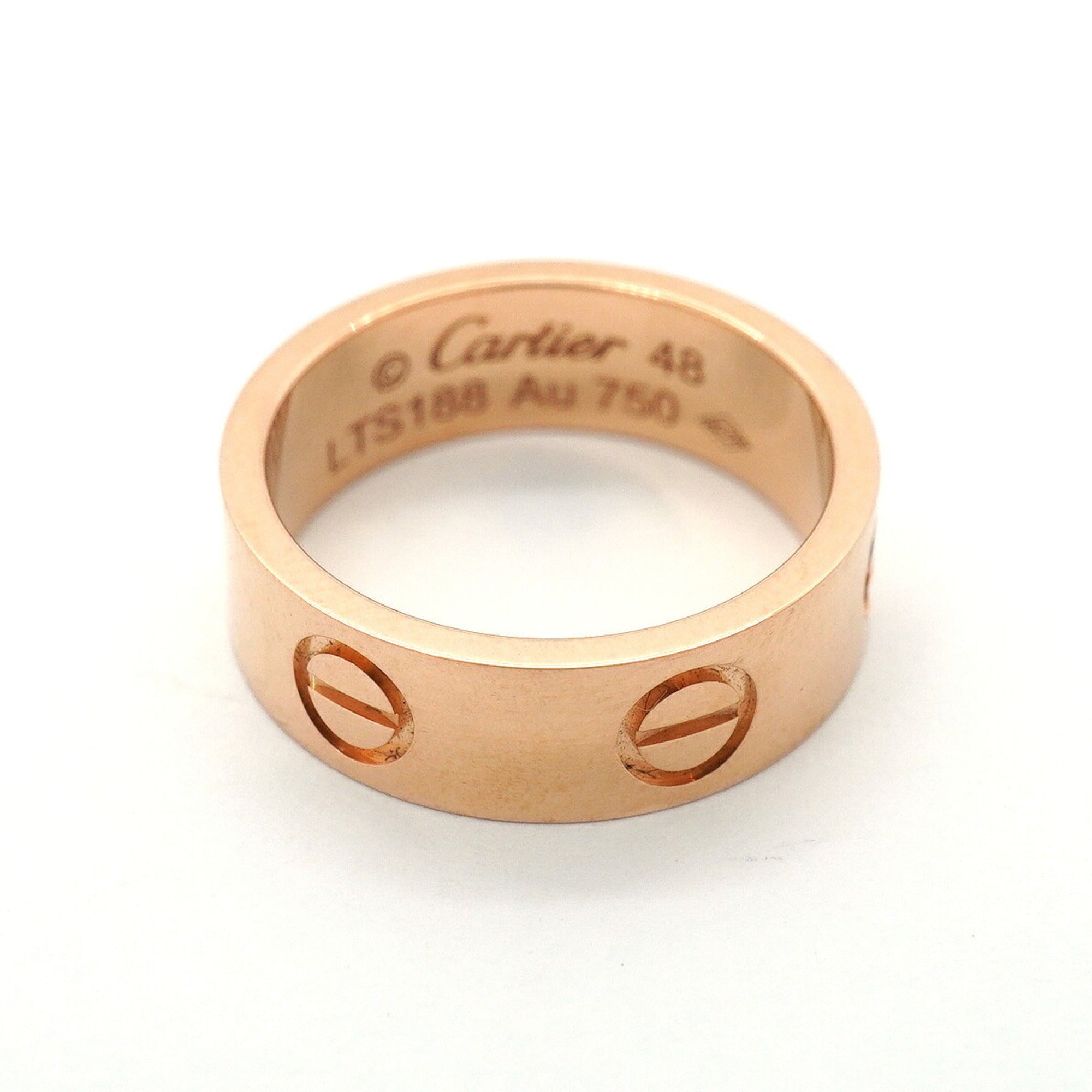 Cartier Pink Gold (18K) Band Ring (Pre-Owned)