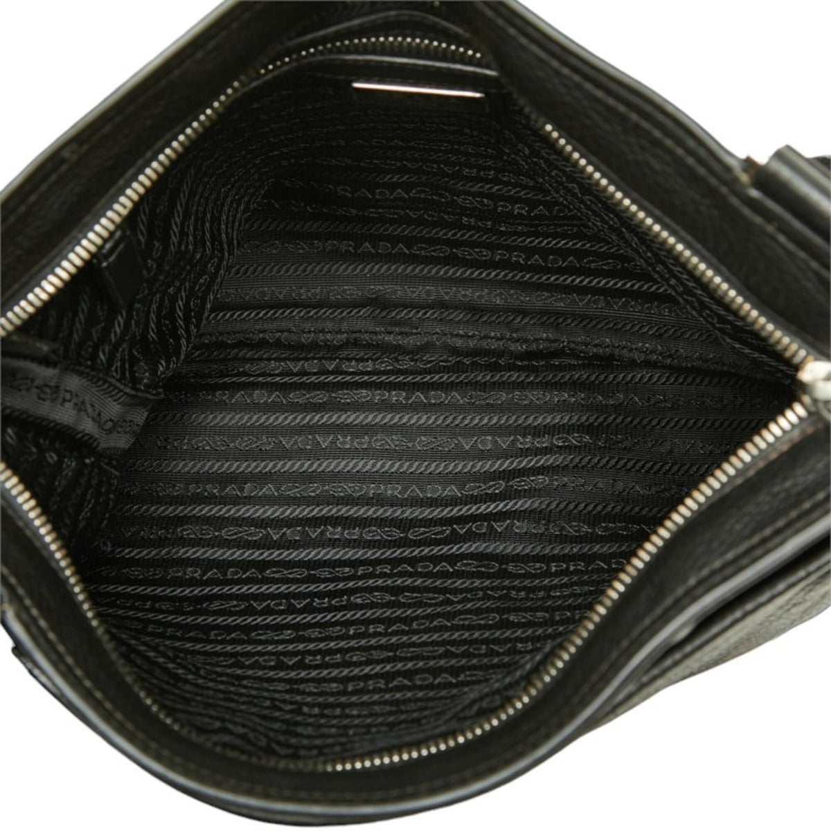 Prada Black Leather Shoulder Bag (Pre-Owned)