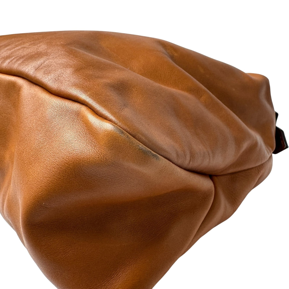 Gucci Camel Leather Shoulder Bag (Pre-Owned)